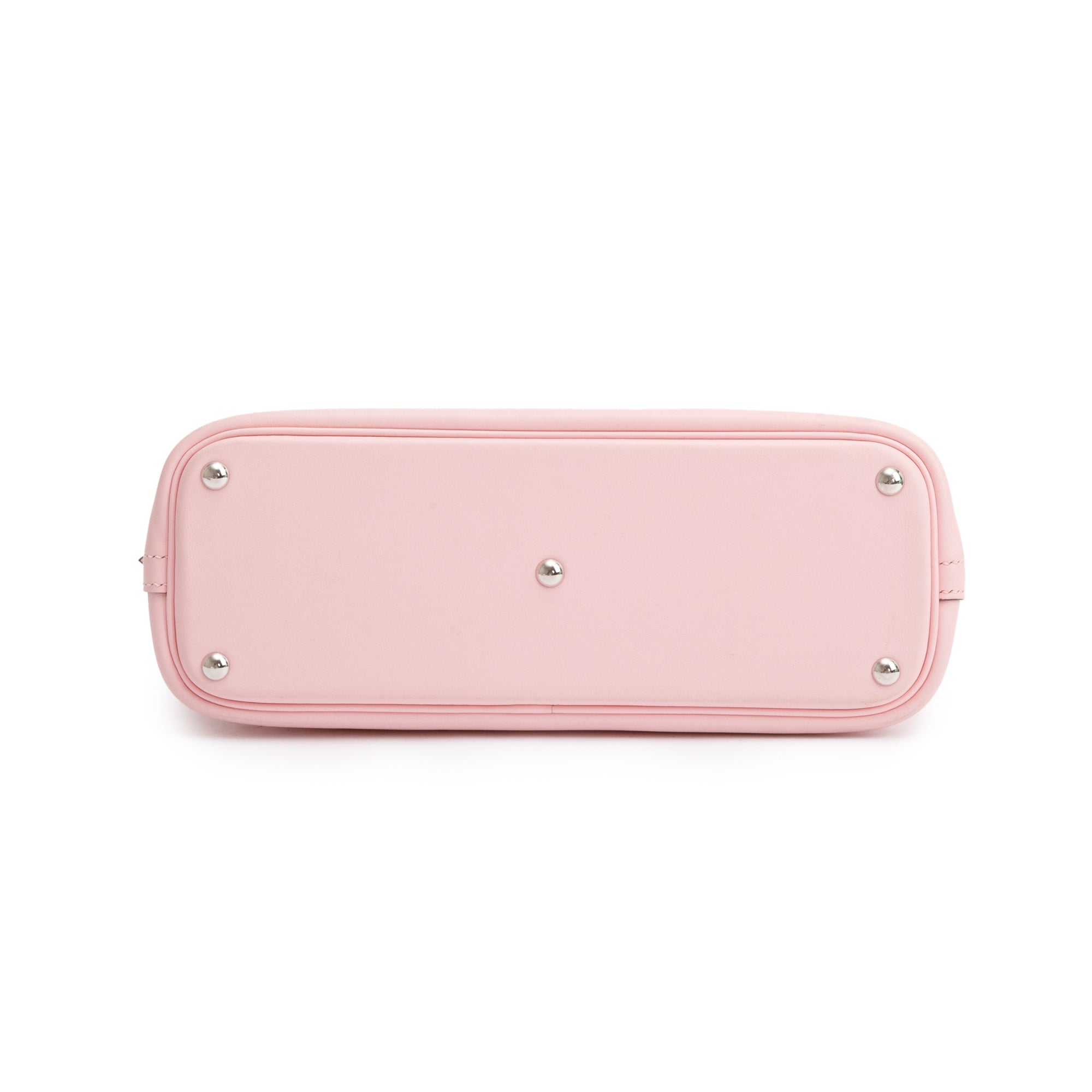 Hermes Rose Sakura Swift Leather Bolide 27 w/ Strap