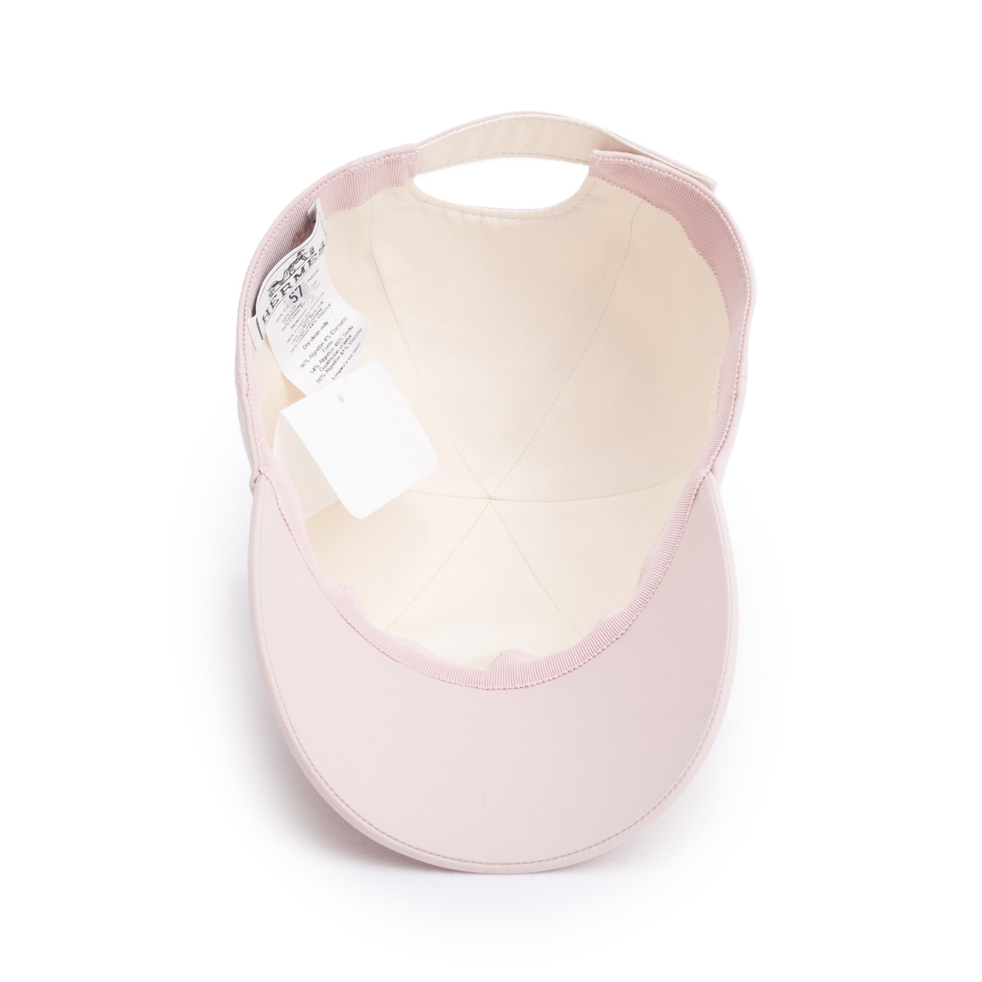 Hermes Rose Sepia Serena Nautic Cap, Size 57