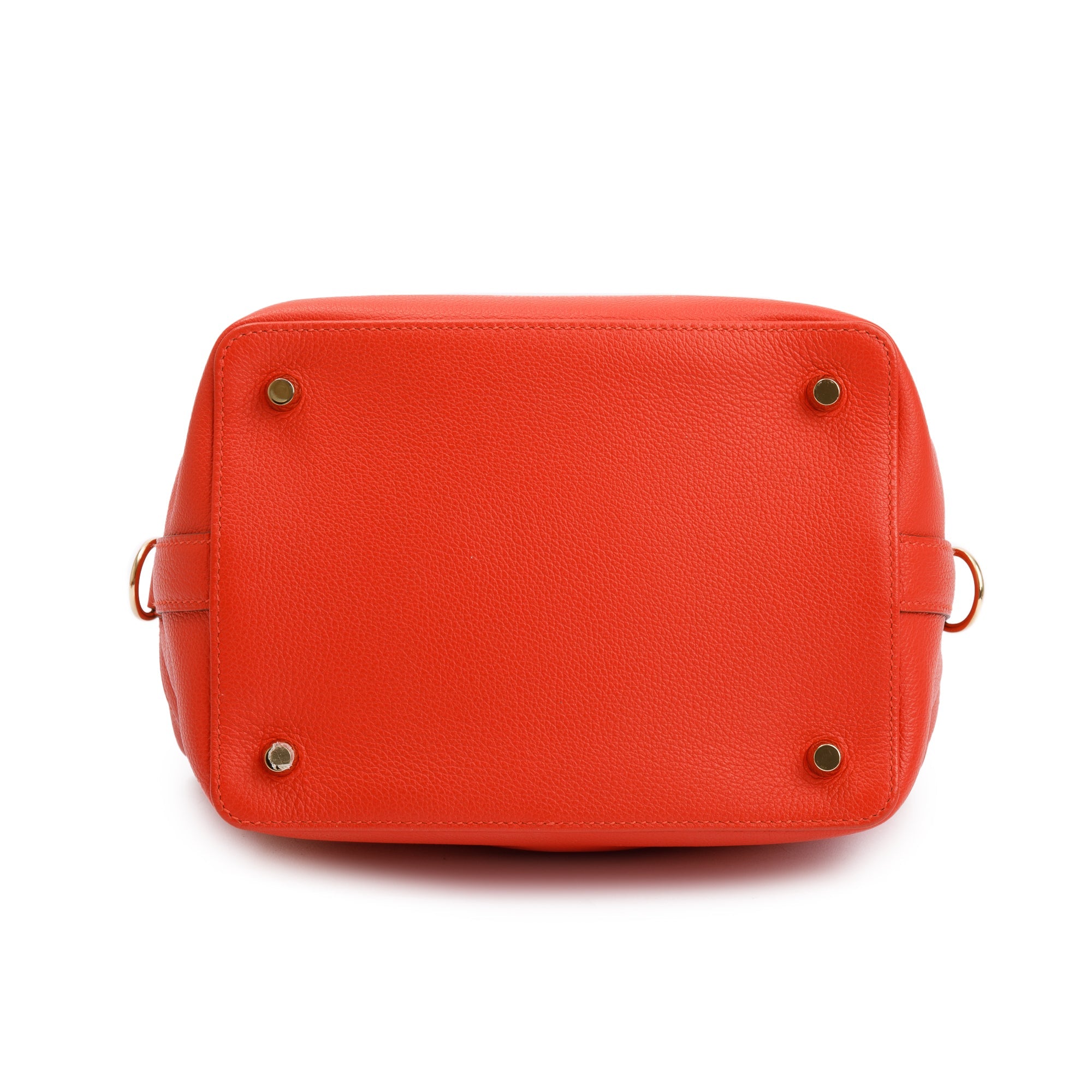 Hermes Rouge Casaque Evercolor Toolbox 20 w/ Strap