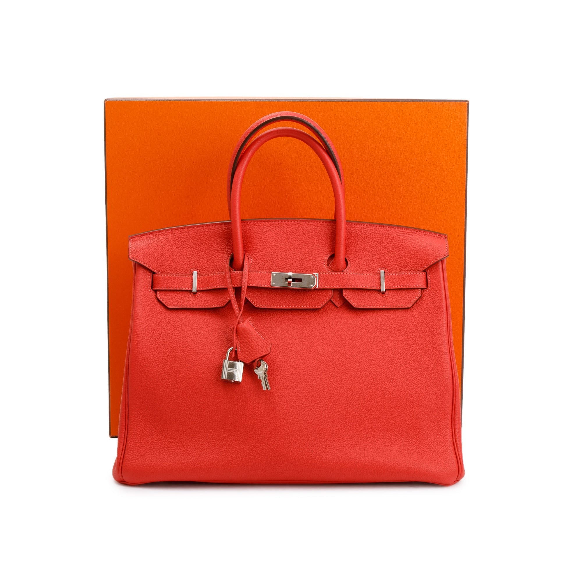 Hermes Rouge Casaque Togo Birkin 35 w/ Box