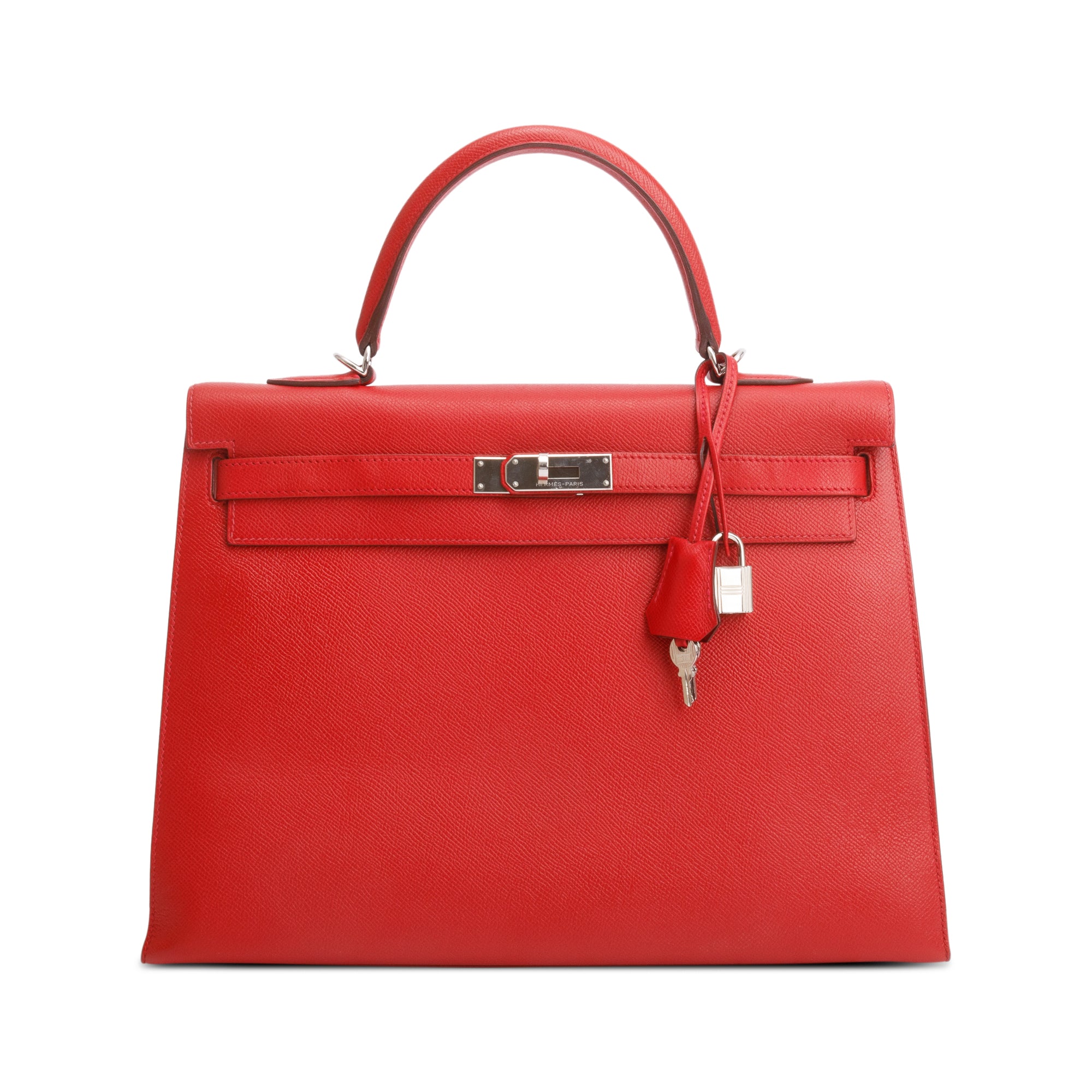 Hermes Rouge Epsom Kelly II Sellier 35