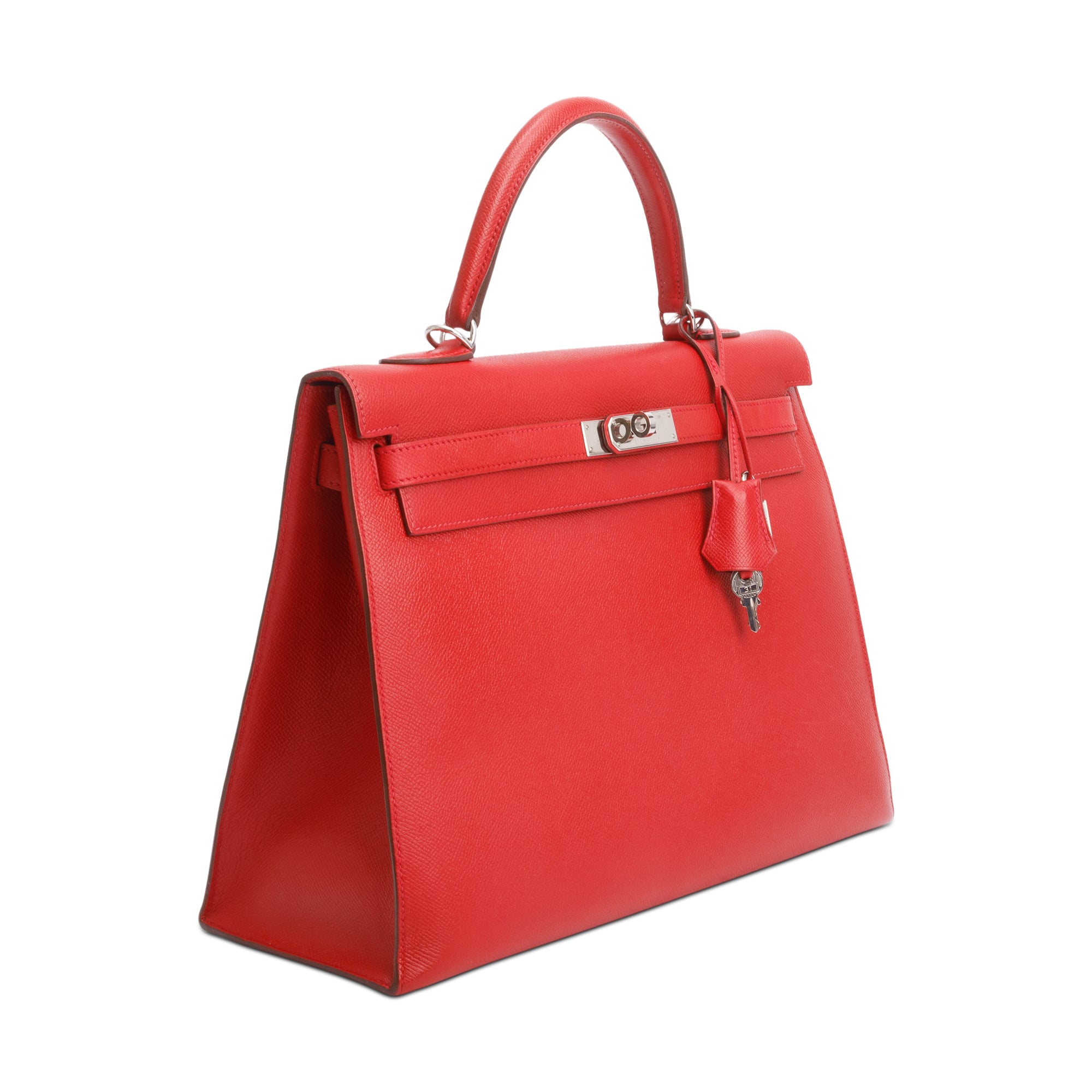 Hermes Rouge Epsom Kelly II Sellier 35