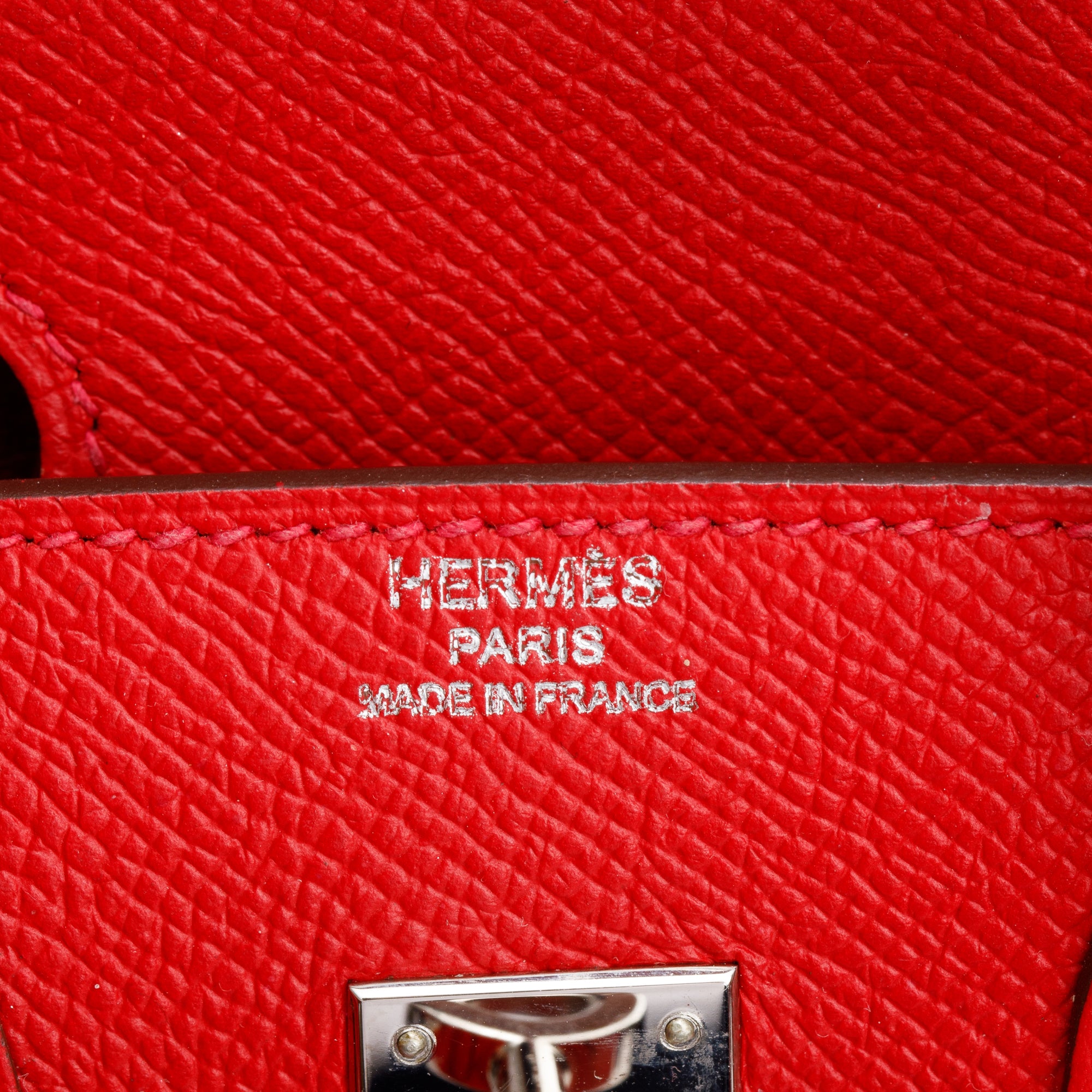 Hermes Rouge Grenat Epsom Birkin 25