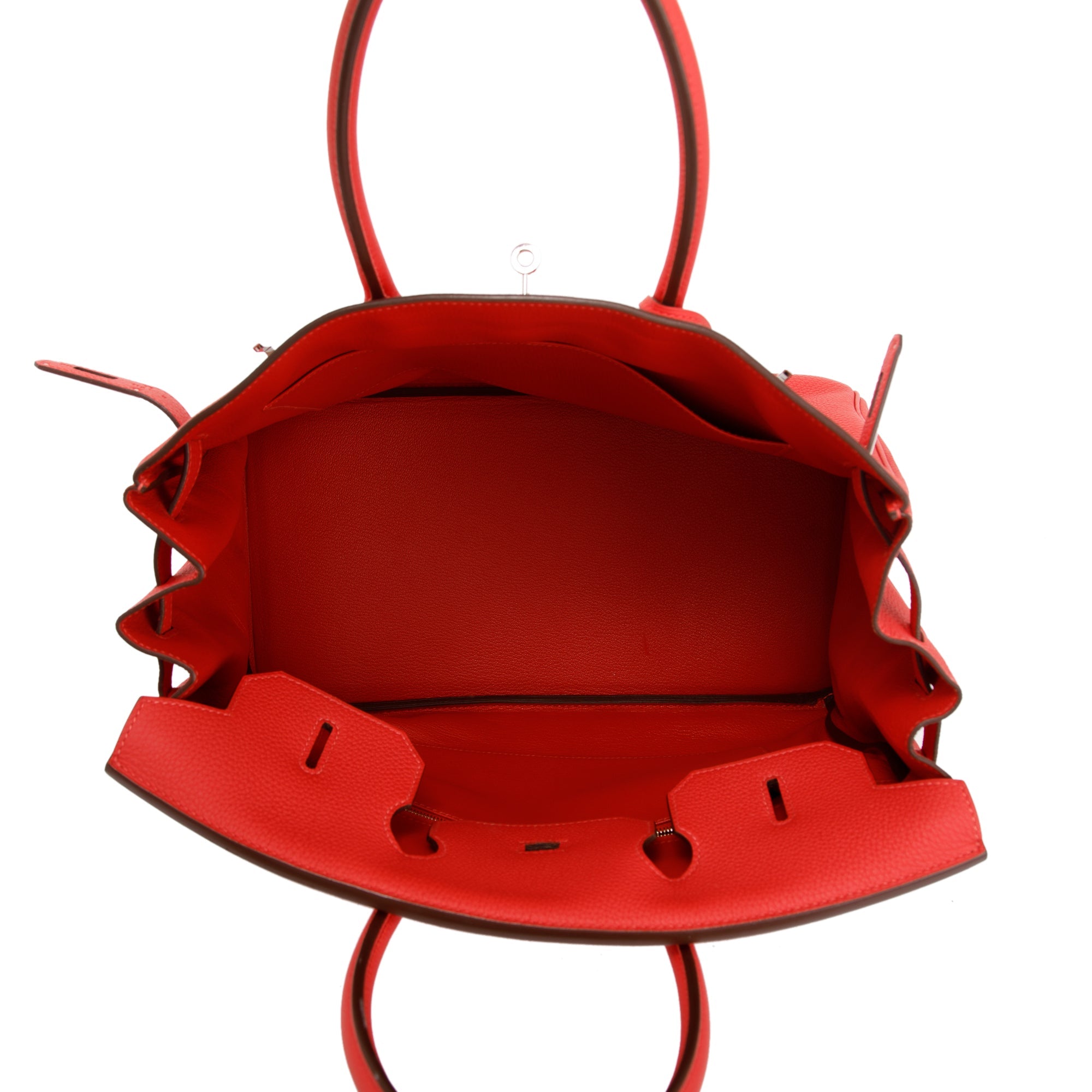 Hermes Rouge Pivoine Togo Birkin 35 w/ Box