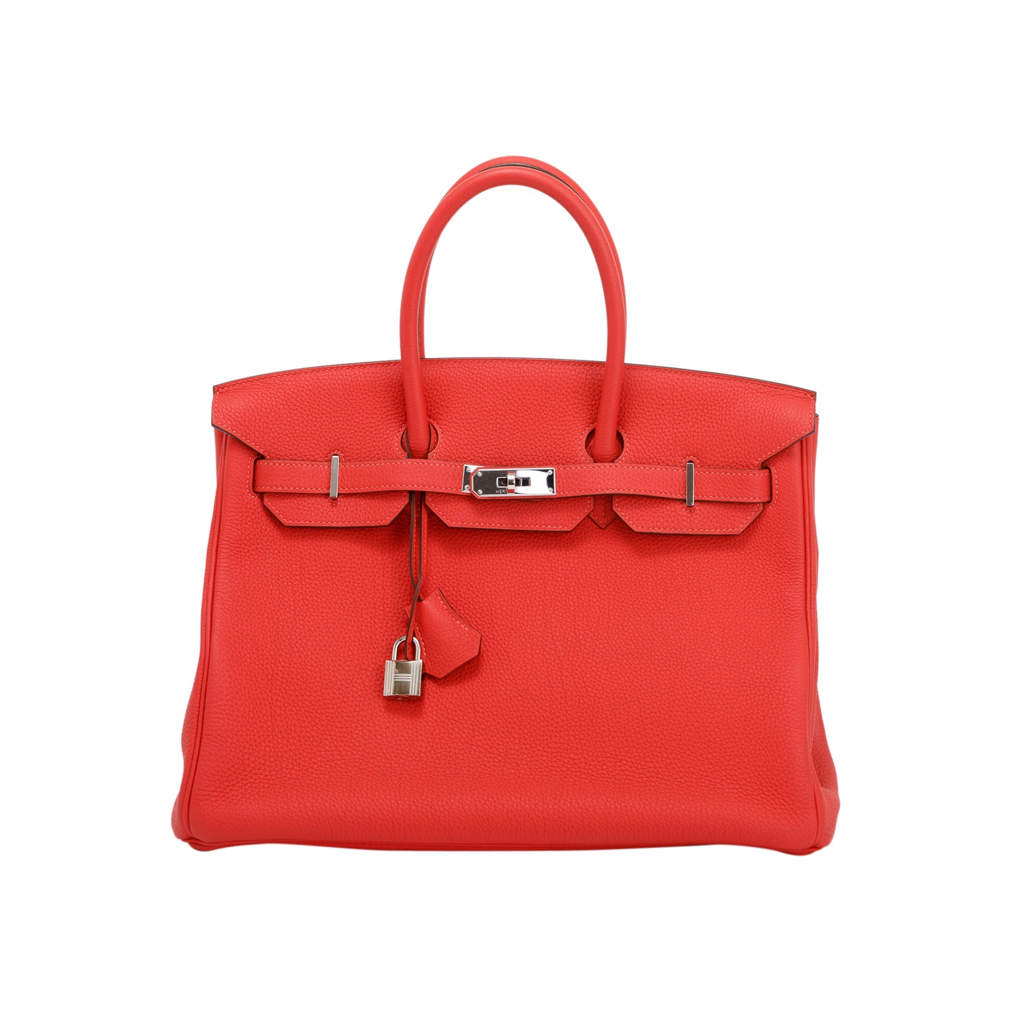 Hermes Rouge Pivoine Togo Birkin 35 w/ Box