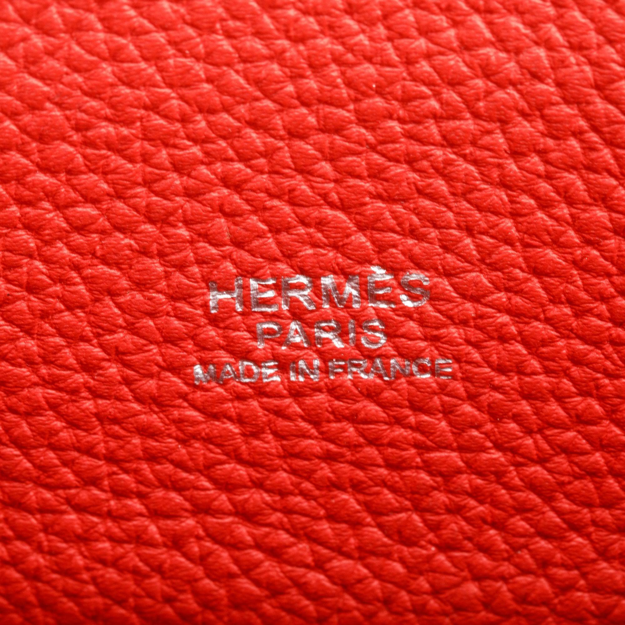 Hermes Rouge Pivoine Togo Leather So Kelly 22 Bag