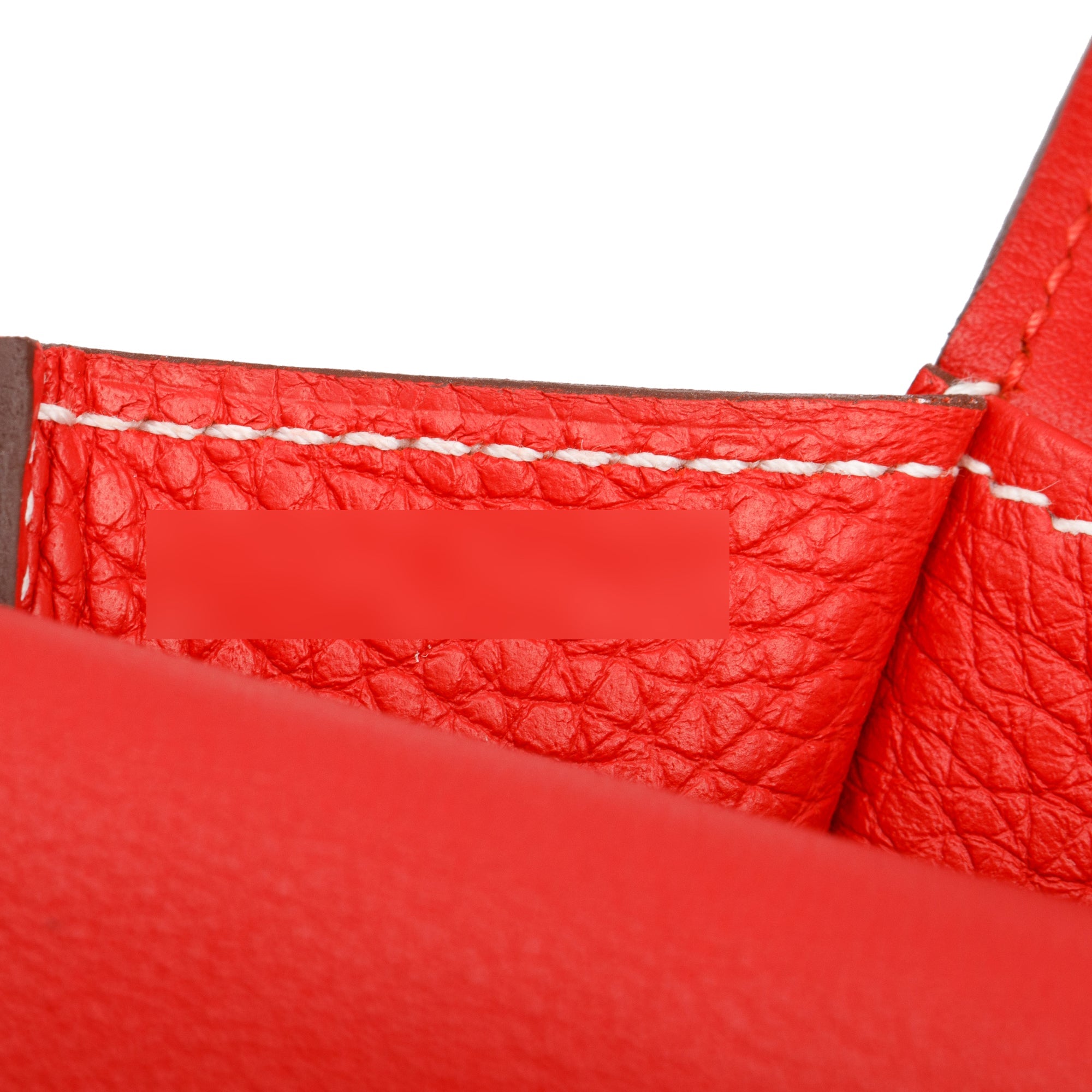Hermes Rouge Taurillon Clemence Halzan 31