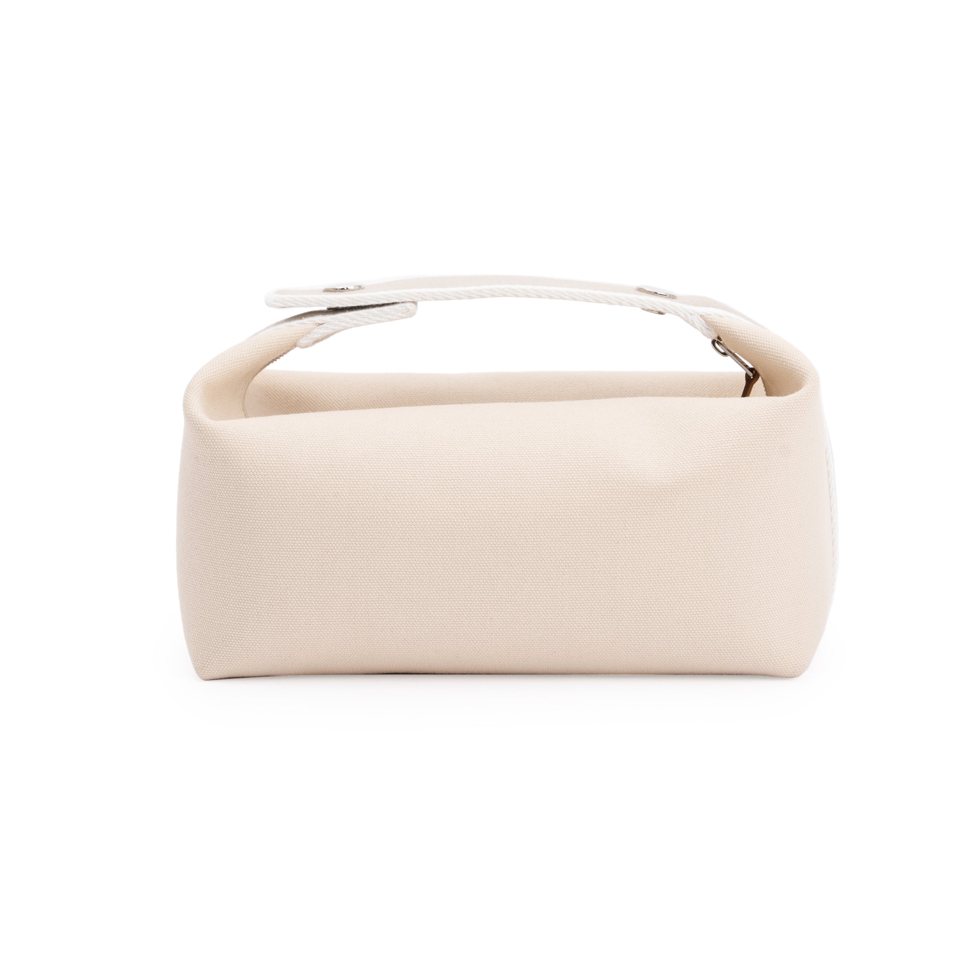Hermes Small Neutral Toile Bride-A-Brac Case