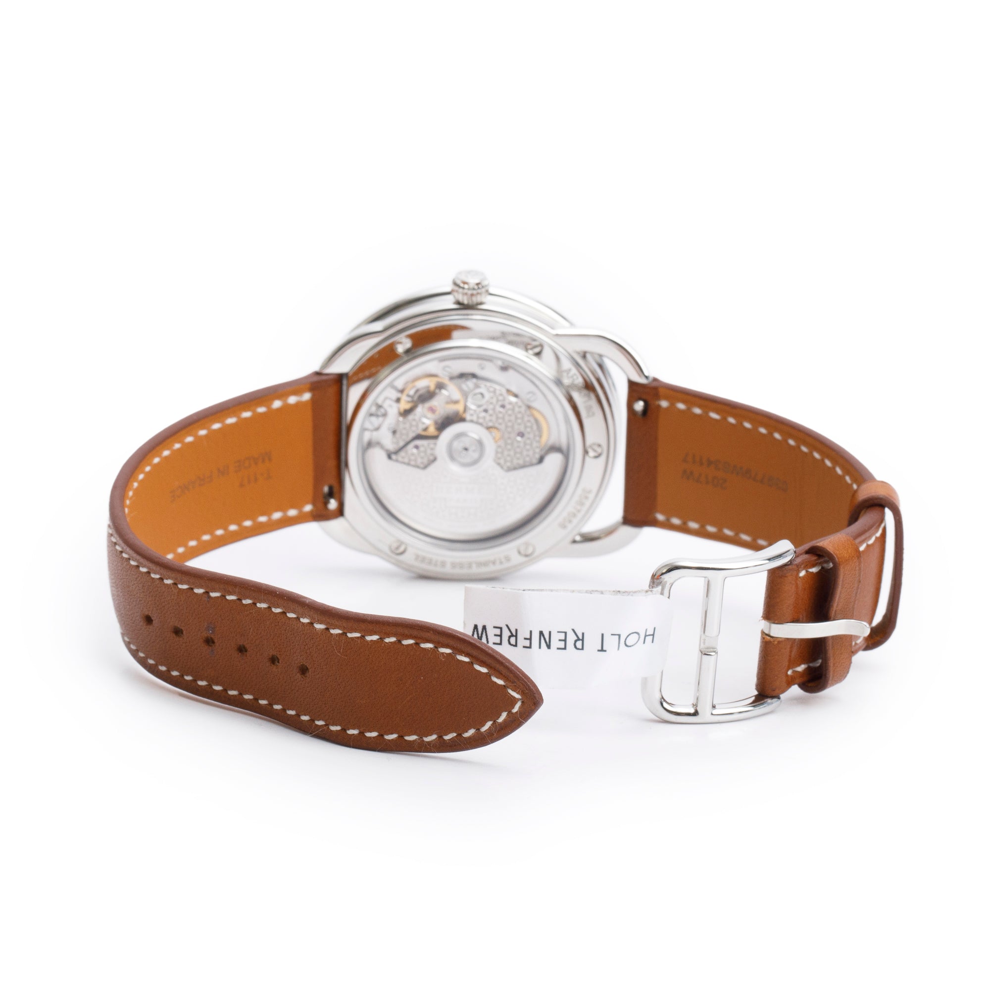 Hermes Stainless Steel Arceau 40 MM Automatic Watch w/ Box & Papers