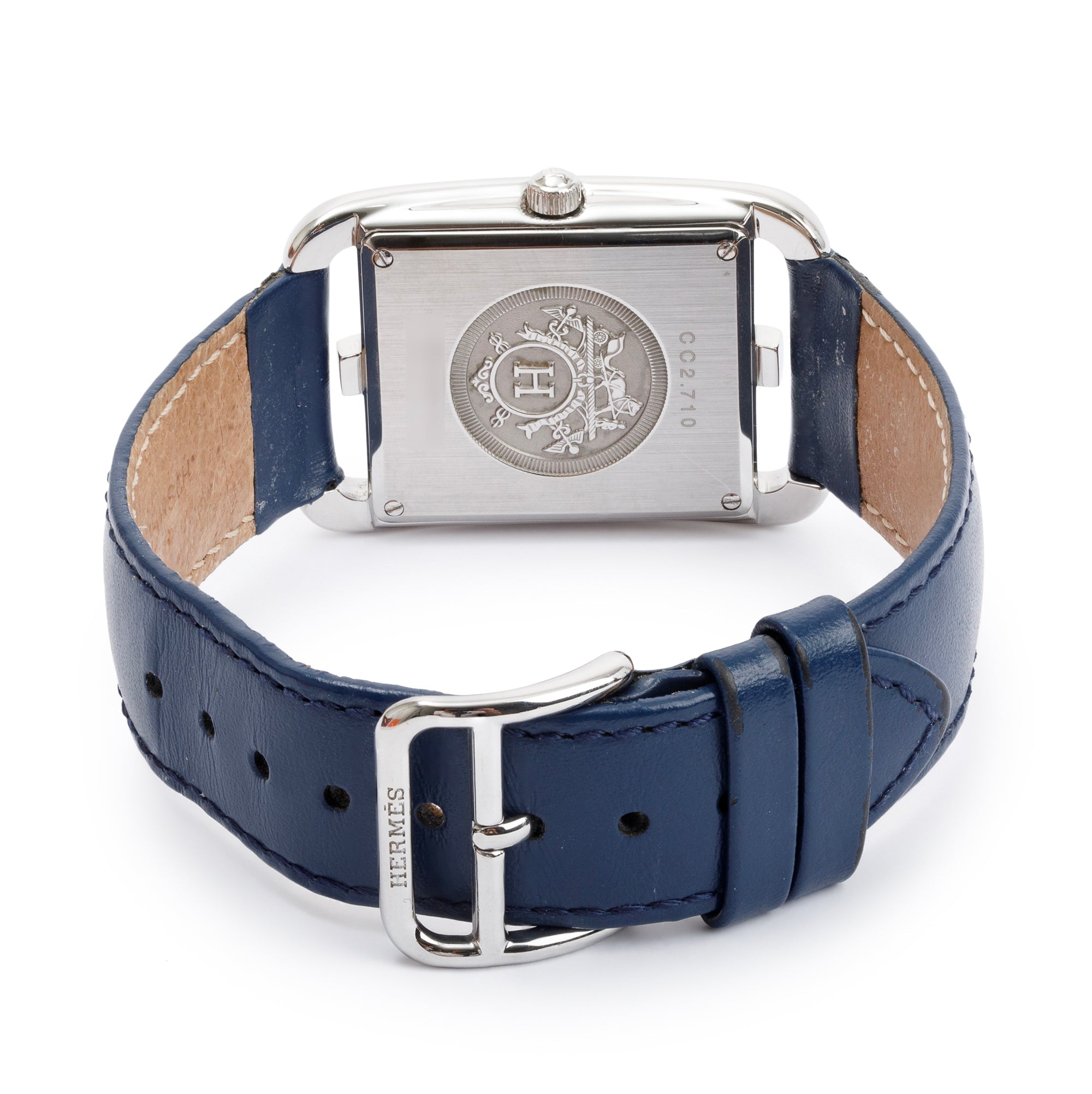 Hermes Stainless Steel Cape Cod 29 MM Watch w/ Box & Papers