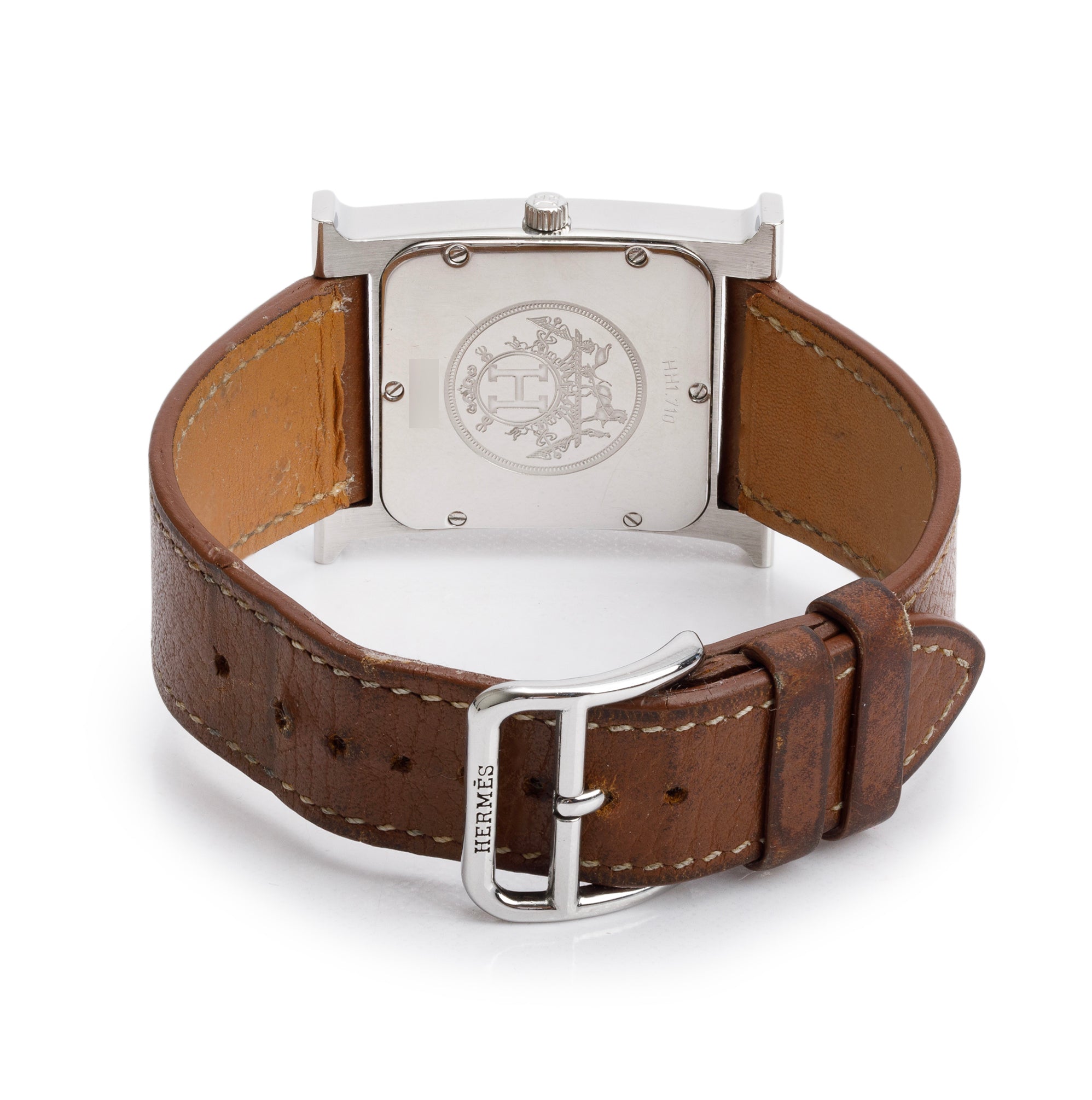 Hermes Stainless Steel Heure H 27.5 MM Watch