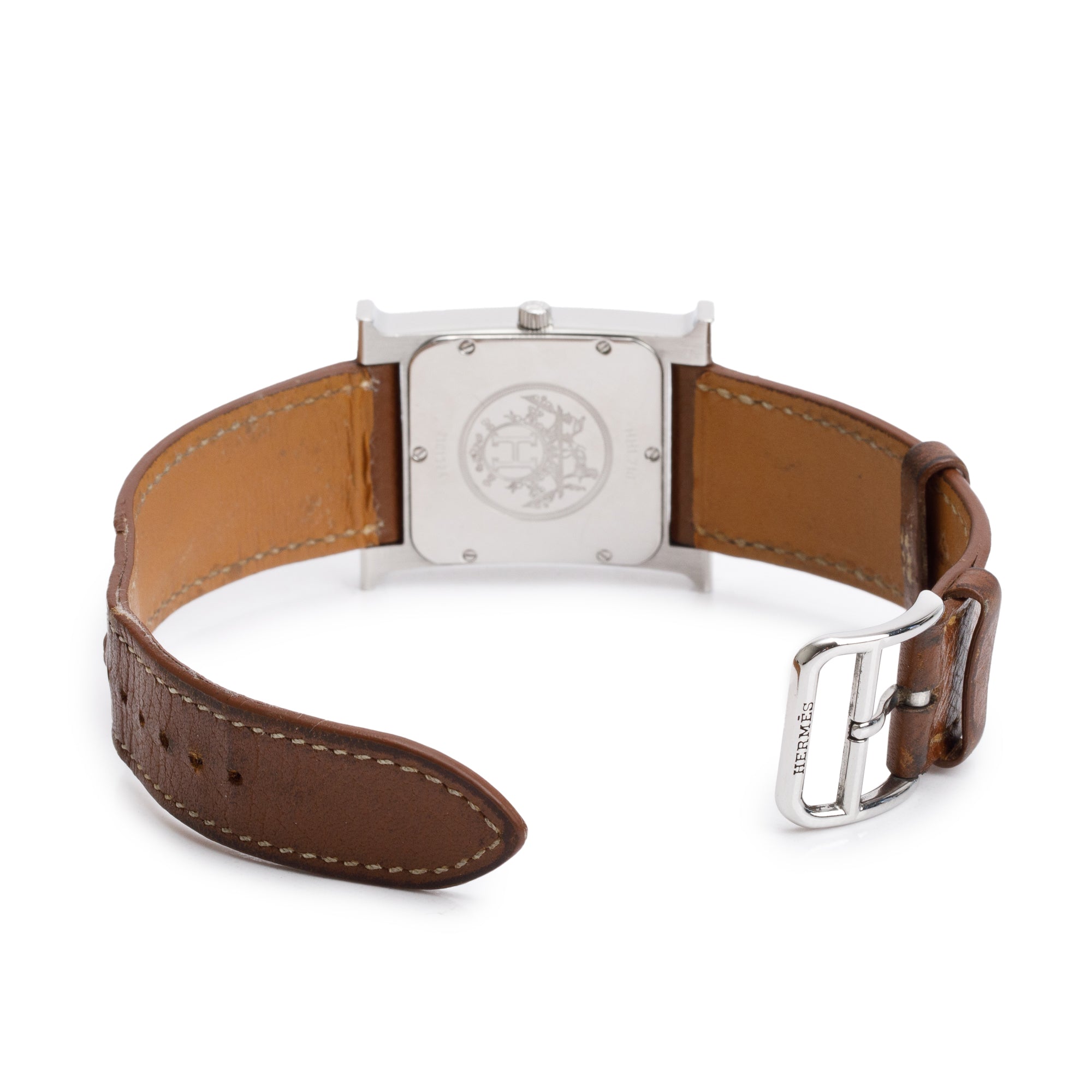 Hermes Stainless Steel Heure H 27.5 MM Watch