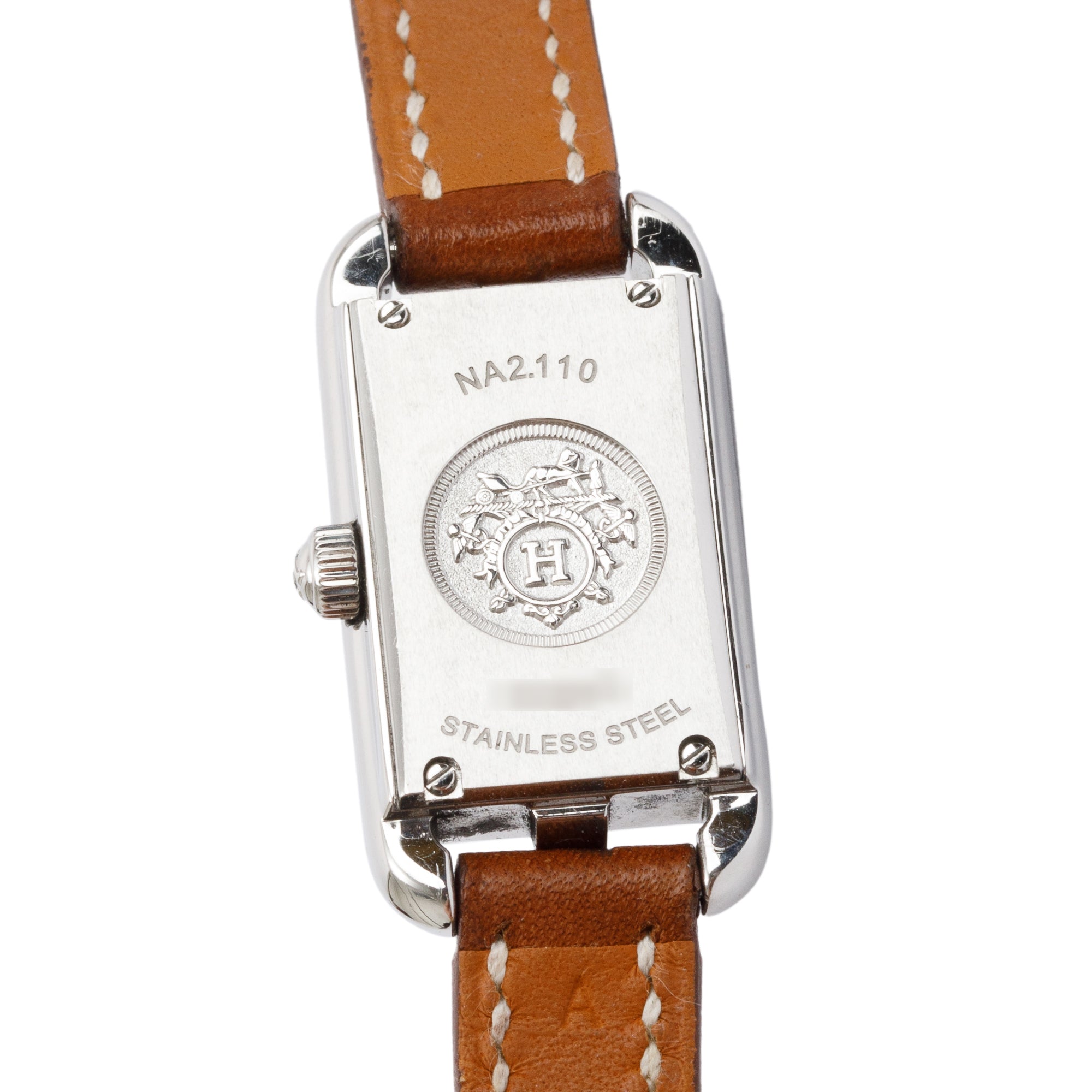 Hermes Stainless Steel Nantucket 29 MM Watch, Small Model w/ Box & Extra Straps