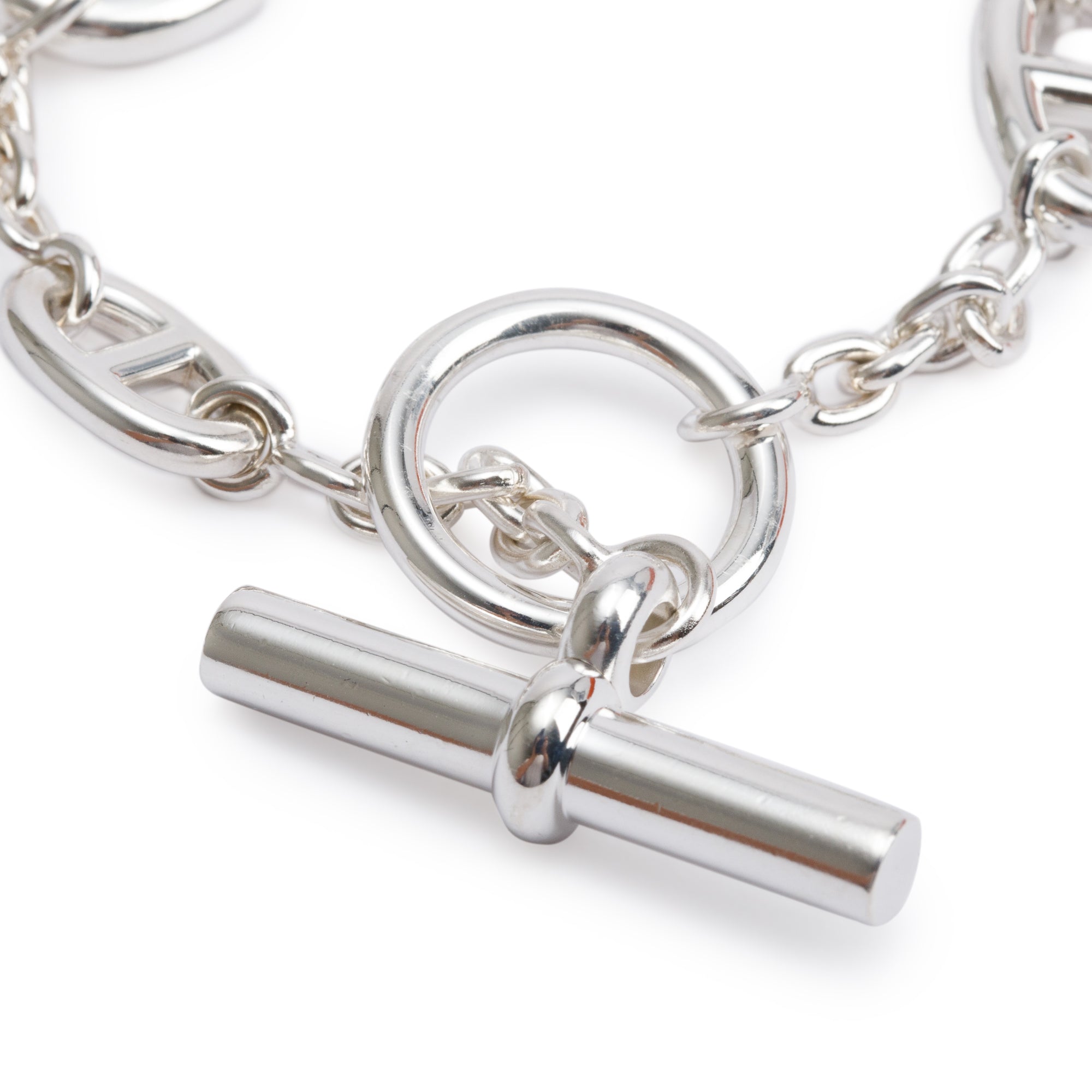 Hermes Sterling Silver Farandole Bracelet w/ Box