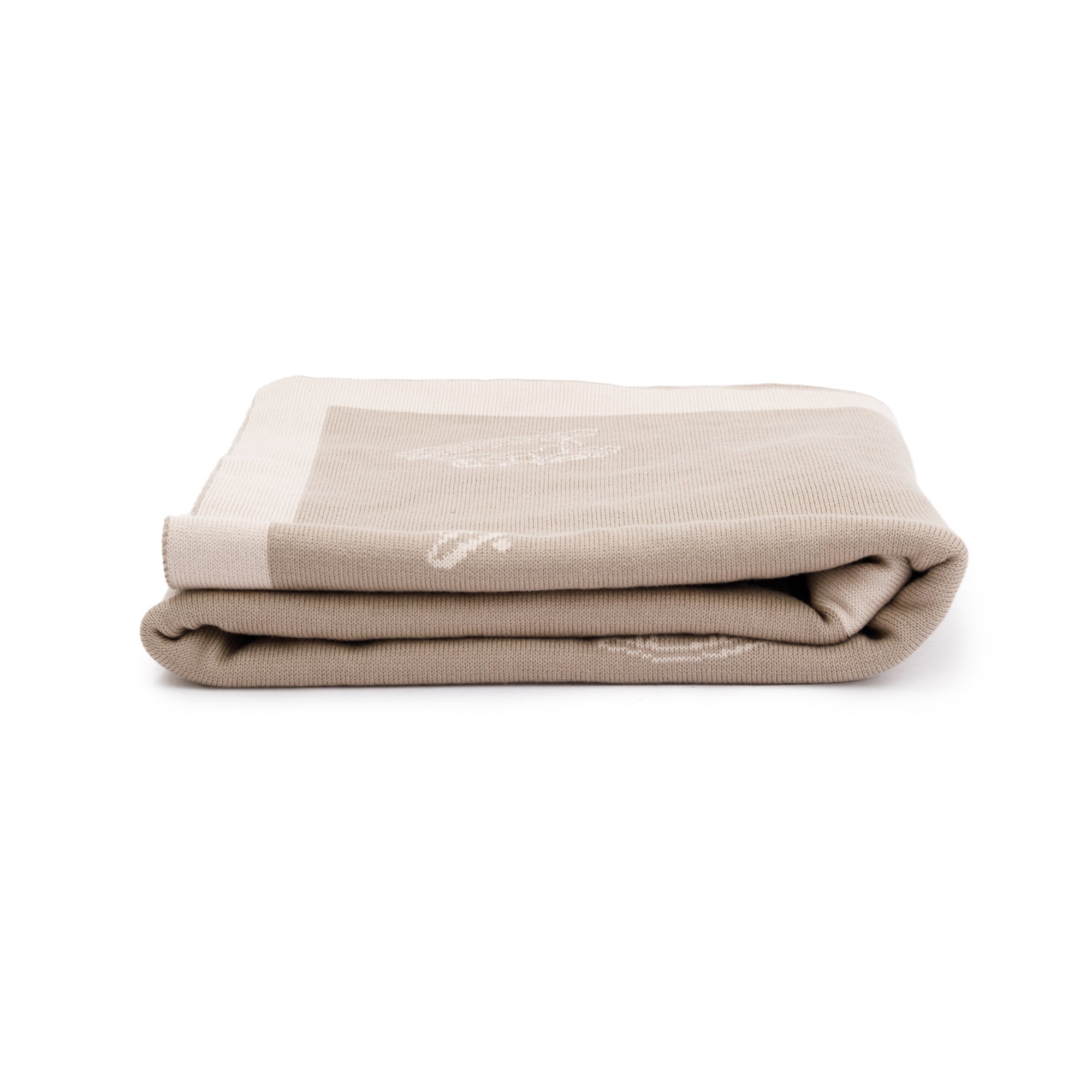 Hermes Taupe Cotton Adada Baby Blanket