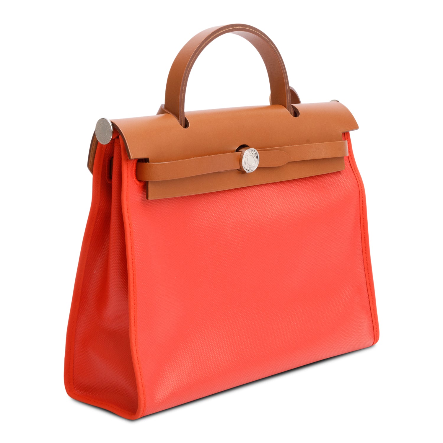 Hermes Toile H Berline Vache Hunter Herbag Zip 31 w/ Pouch & Box