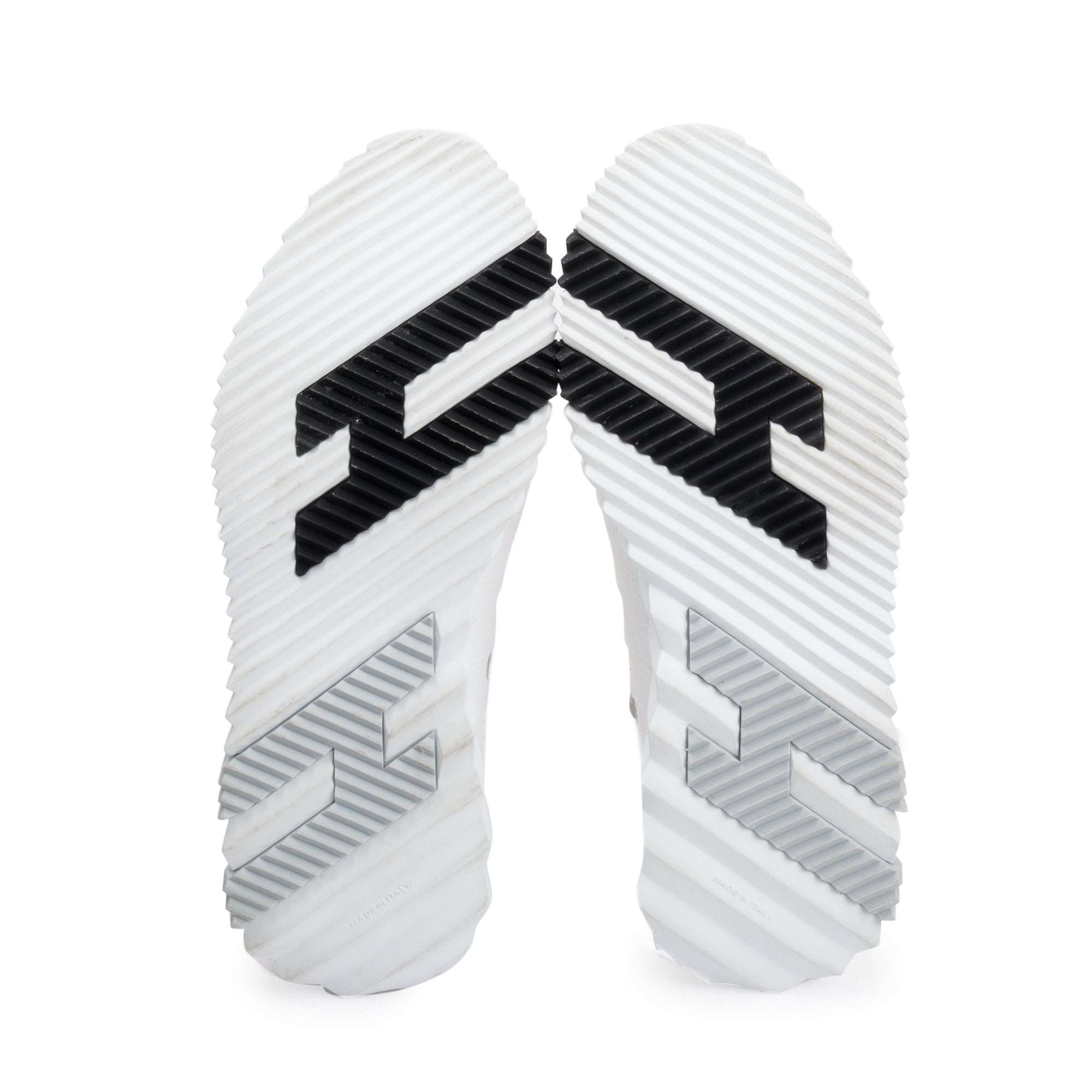 Hermes White Knit Bolduc Flex Slip-On Sneakers, Size 42