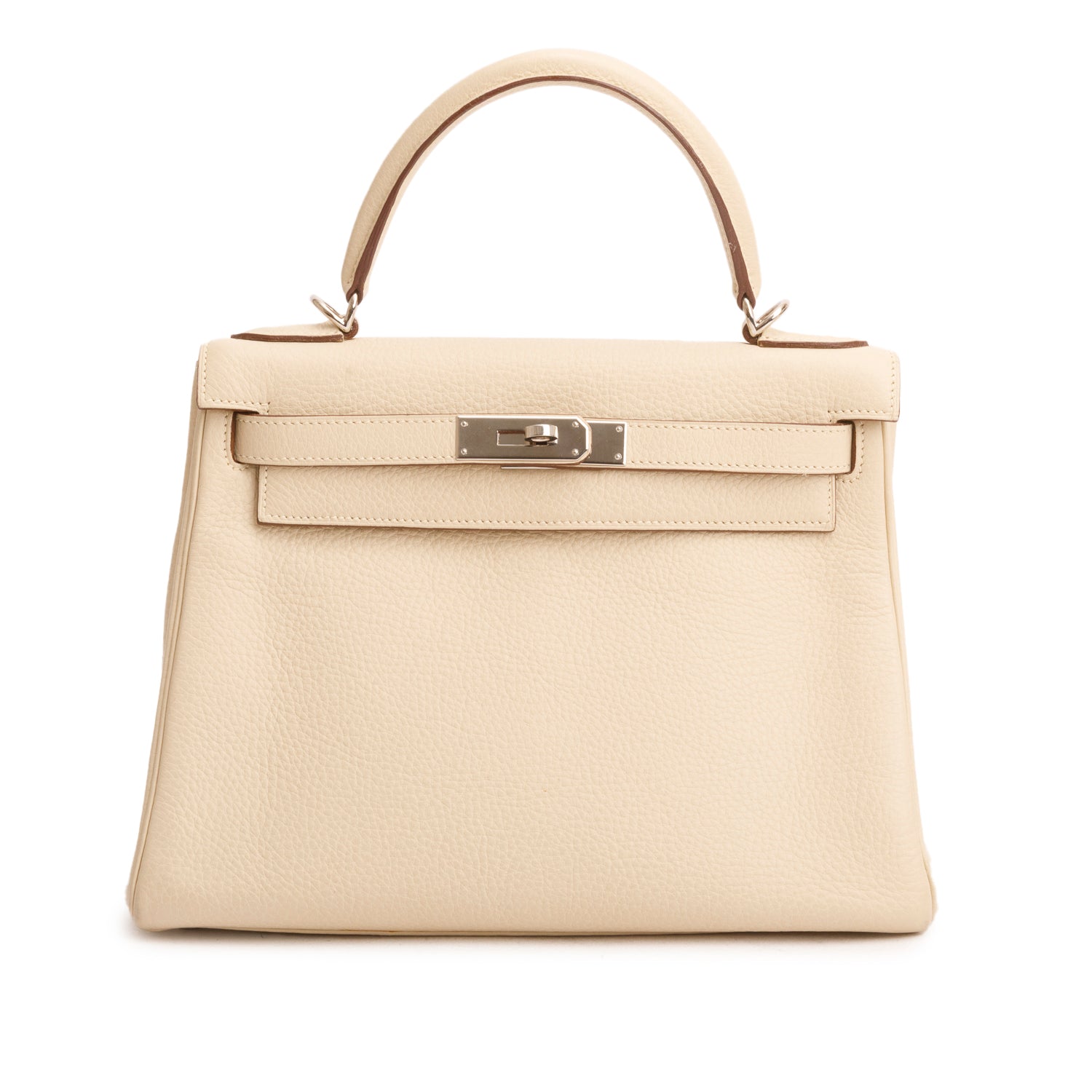 Hermes Craie Taurillon Clemence Kelly Retourne 28 w/ Strap