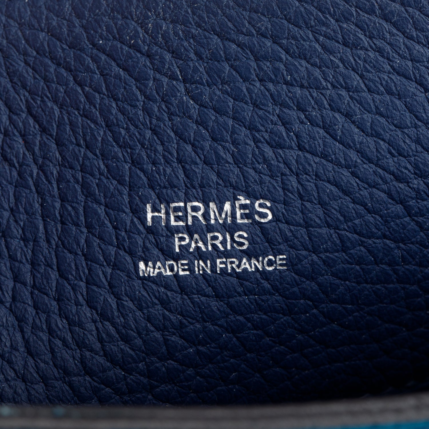 Hermes Bleu Izmir Togo Leather So Kelly 22 Bag