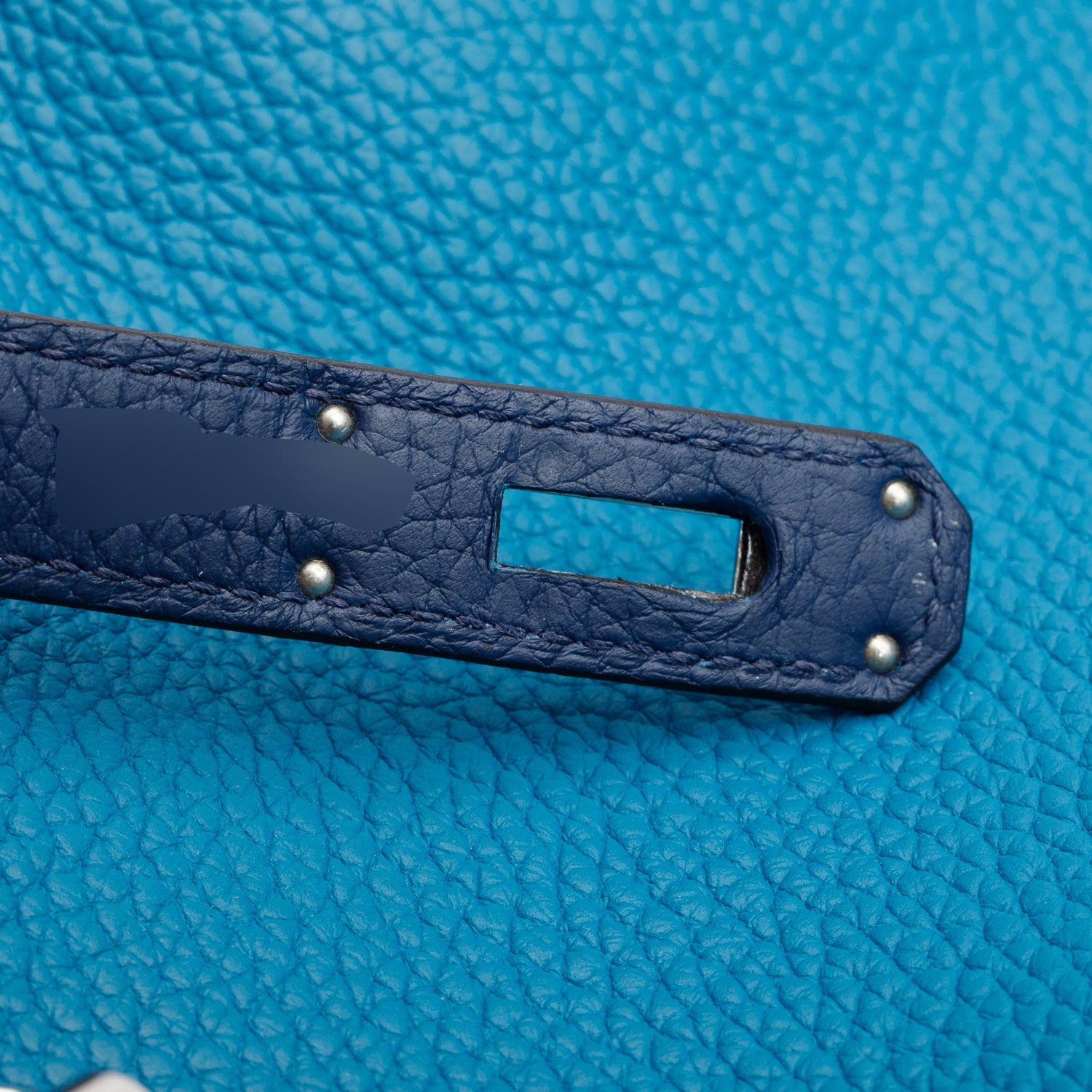 Hermes Bleu Izmir Togo Leather So Kelly 22 Bag