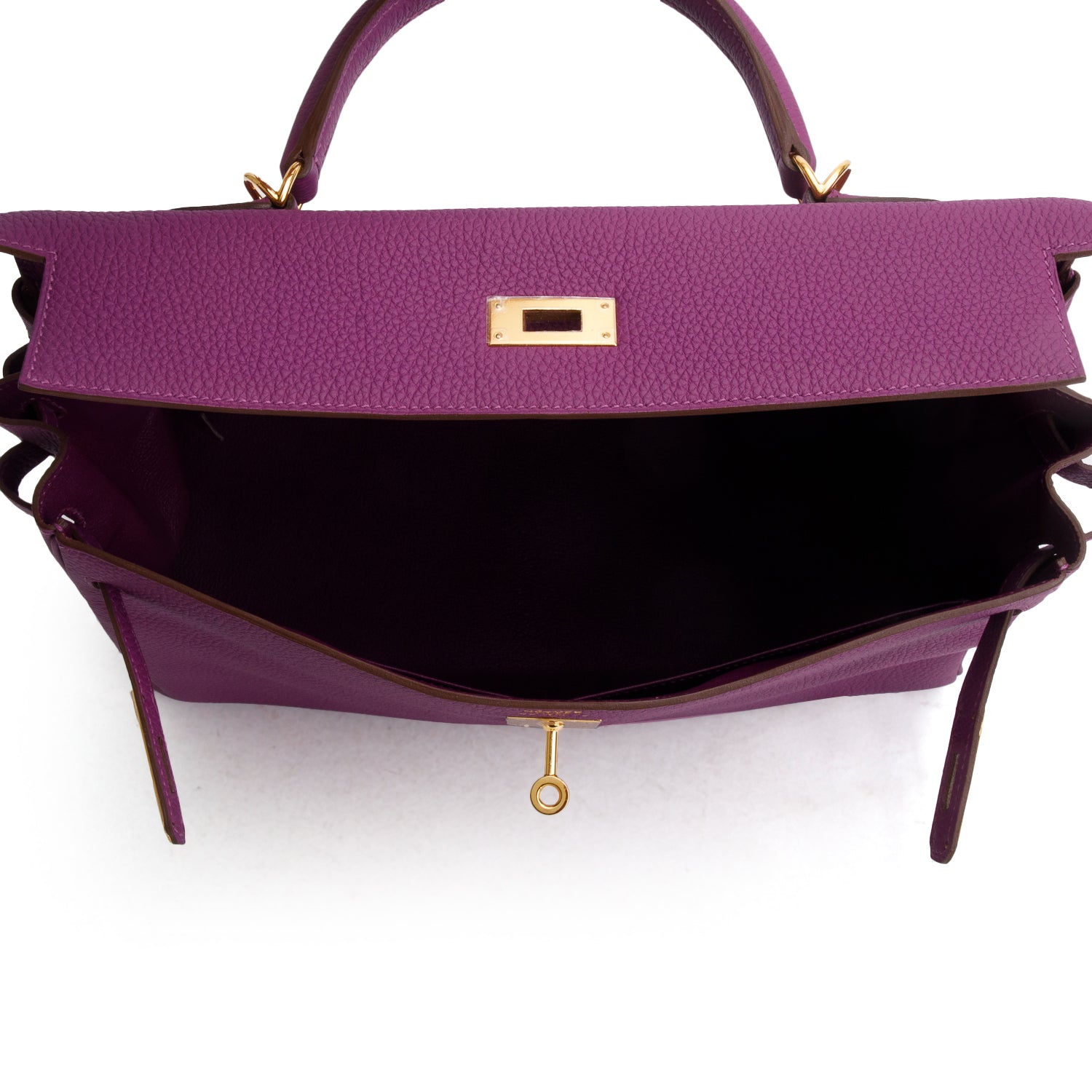 Hermes Anemone Clemence Kelly Retourne 35 w/ Strap