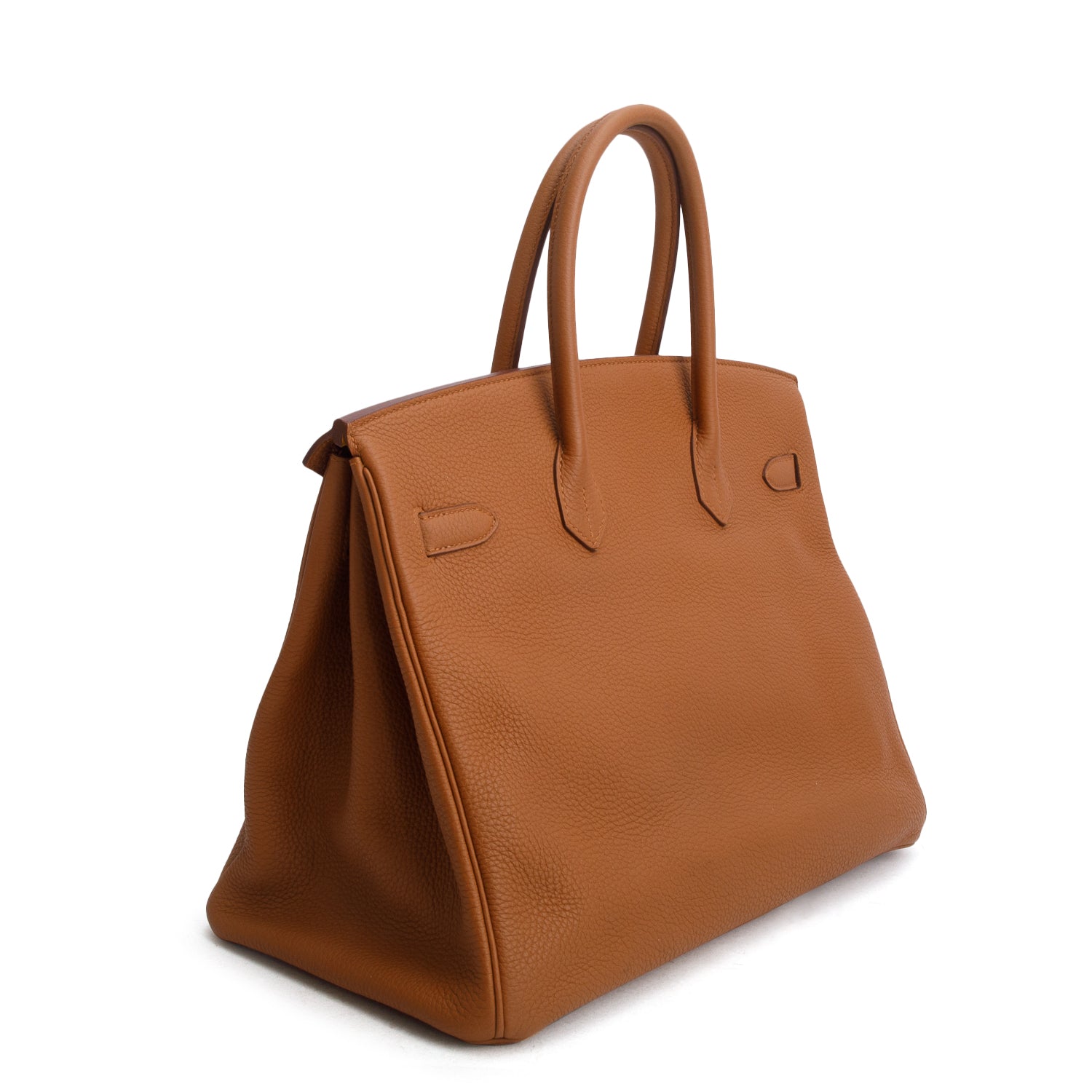 Hermes Gold Ambre Togo/Swift Officier Birkin 35