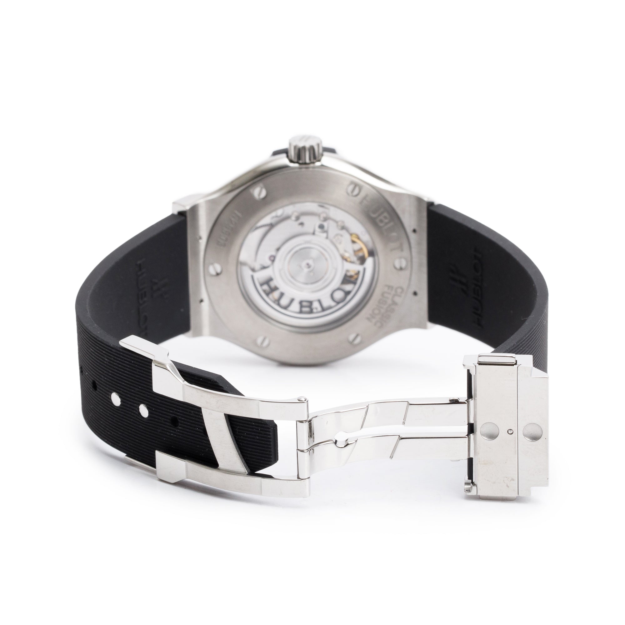 Hublot 2023 Titanium Classic Fusion 42 MM Automatic Watch White Dial w/ Box