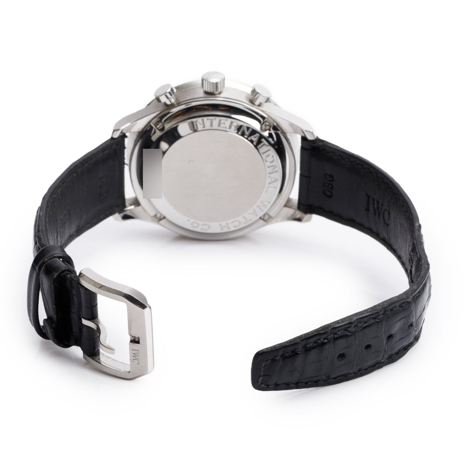 IWC Stainless Steel Portuguese 41 MM Chronograph Automatic Watch IW371401 w/ Papers