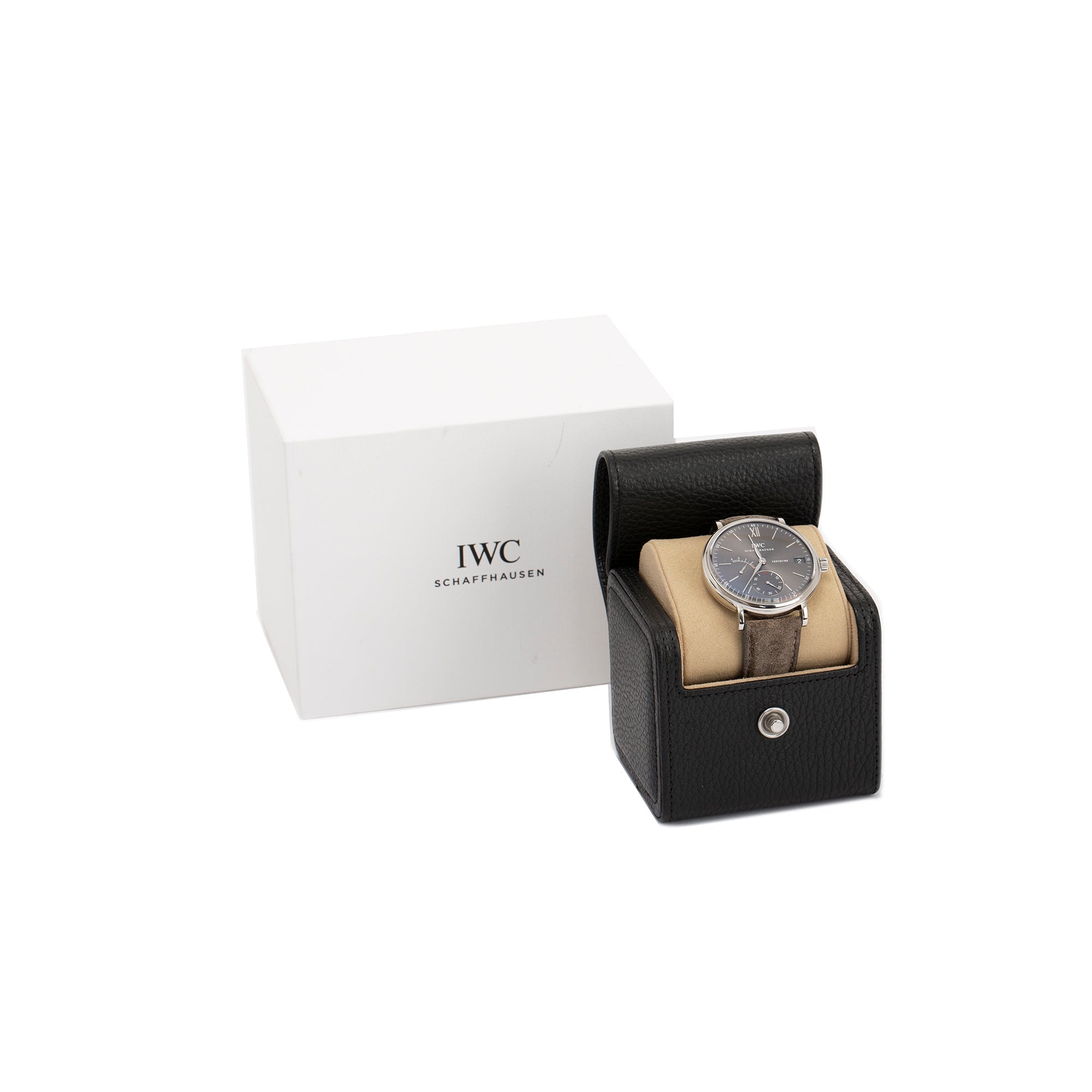 IWC Portofino Hand-Wound Eight Days Watch w/ Box