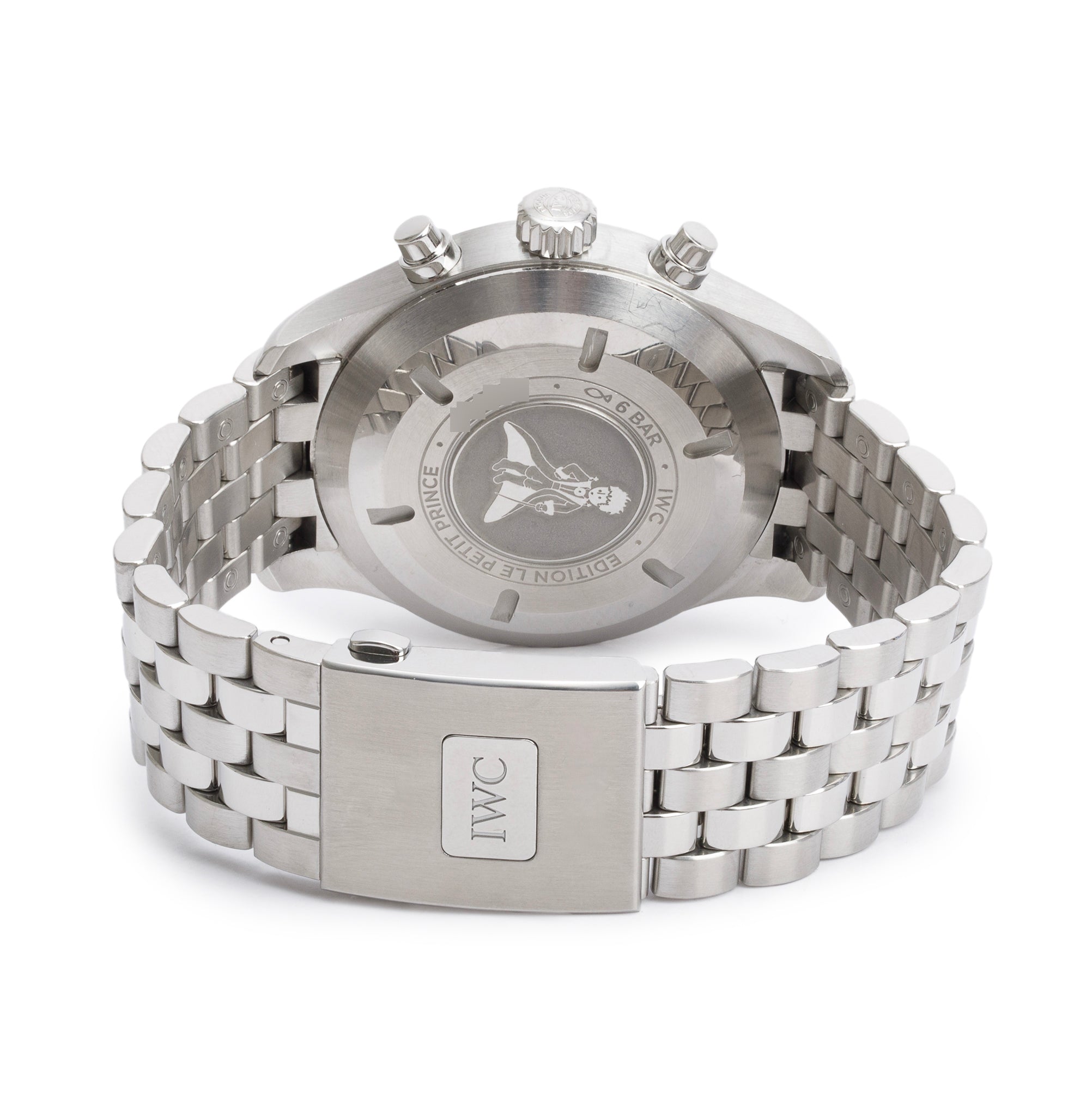 IWC Stainless Steel Le Petit Prince 43 MM Pilot Chronograph Automatic Watch IW377717