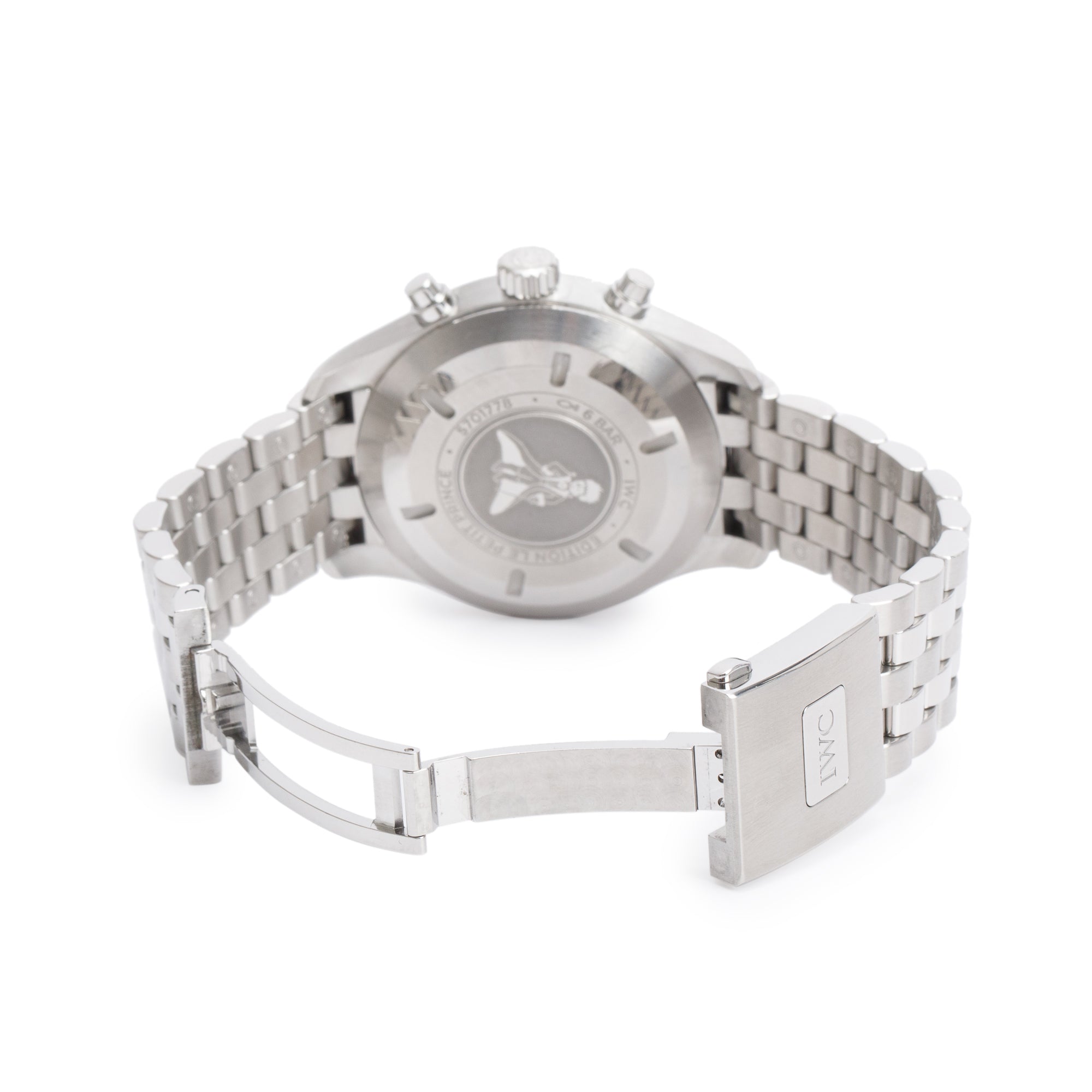 IWC Stainless Steel Le Petit Prince 43 MM Pilot Chronograph Automatic Watch IW377717