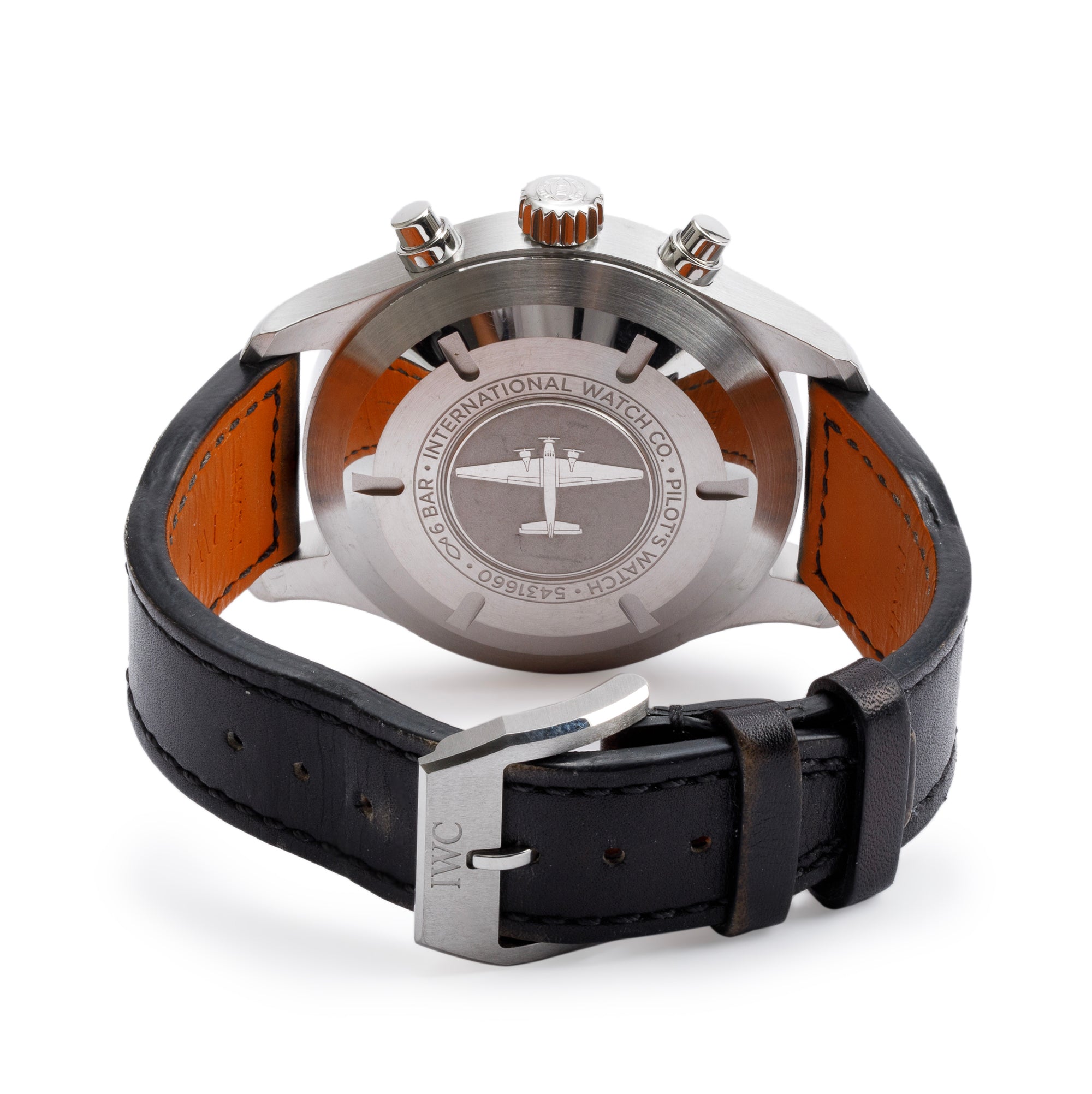 IWC Stainless Steel Pilot Chronograph 43 MM Automatic Watch IW377709 w/ Box & Papers