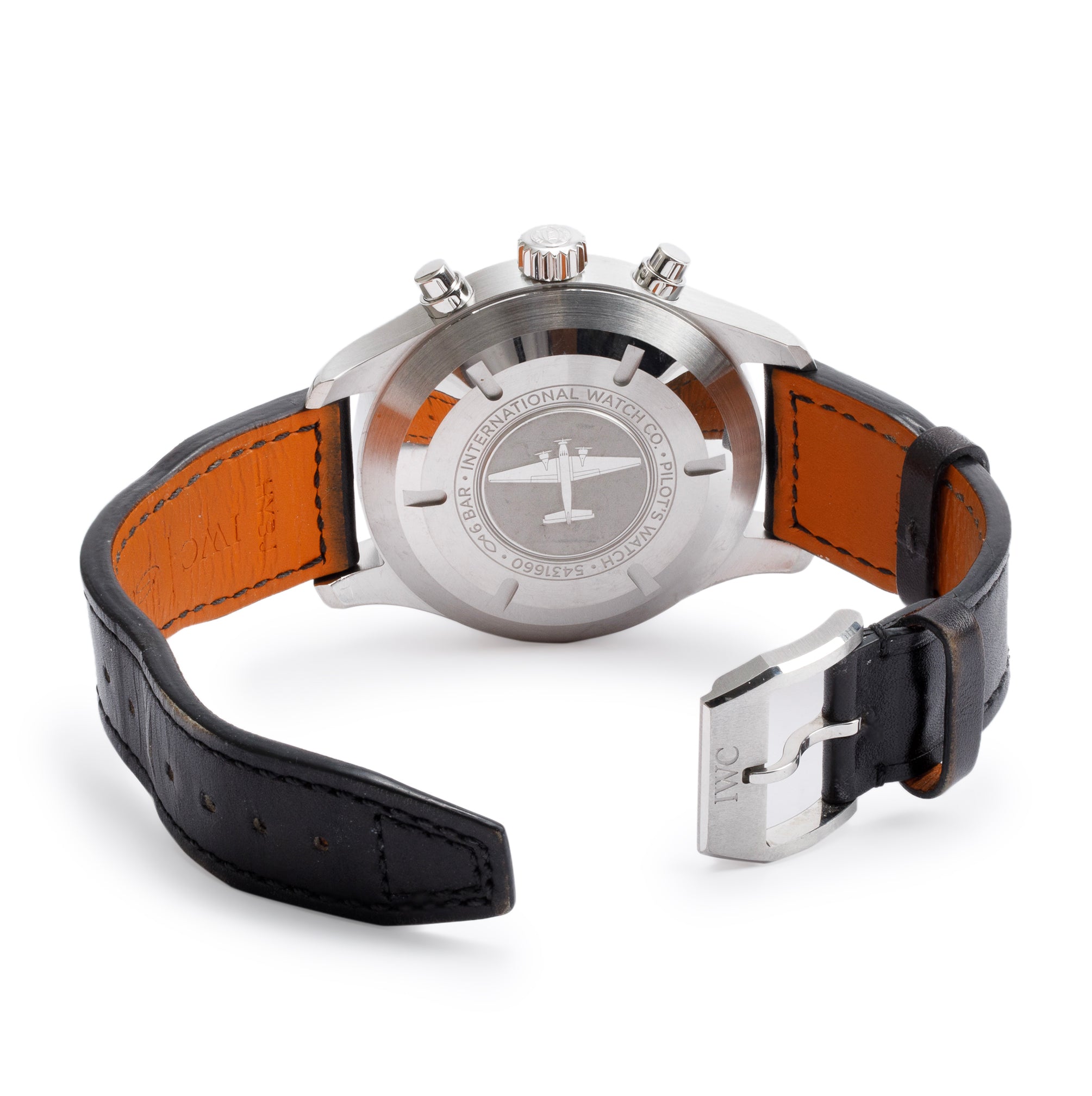 IWC Stainless Steel Pilot Chronograph 43 MM Automatic Watch IW377709 w/ Box & Papers