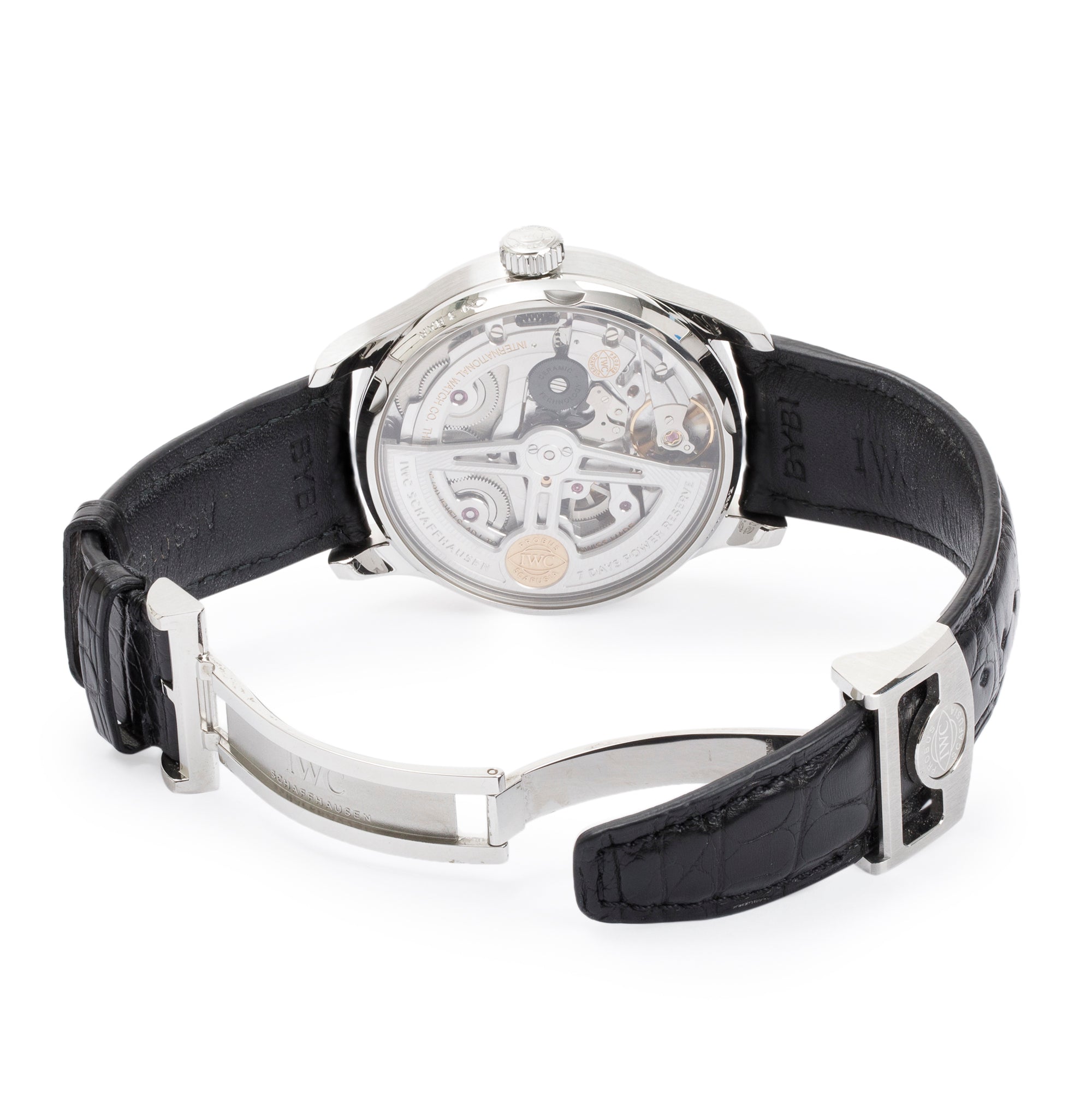 IWC Stainless Steel Portugieser 42.3 MM 7 Day Reserve Automatic Watch w/ Box & Papers