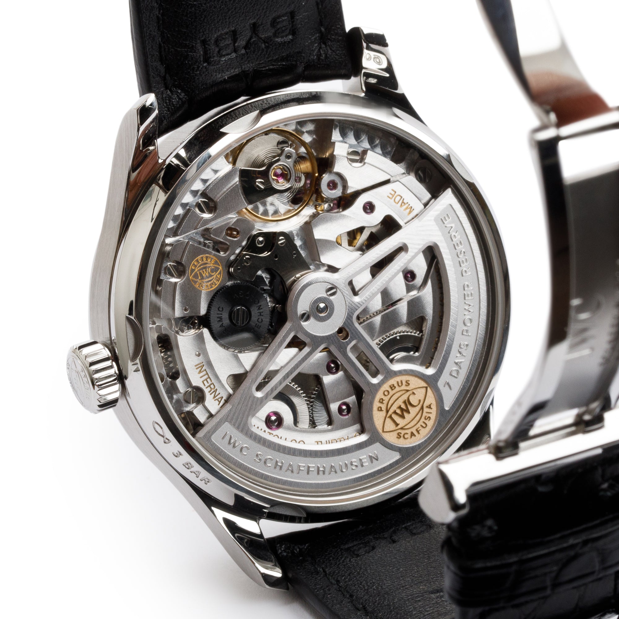 IWC Stainless Steel Portugieser 42.3 MM 7 Day Reserve Automatic Watch w/ Box & Papers