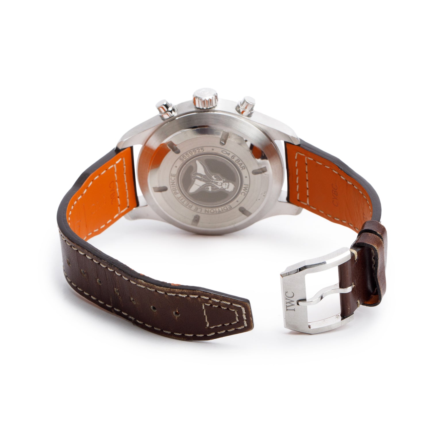 IWC Stainless Steel Pilot's Edition "Le Petit Prince" 43 MM Automatic Chronograph Watch Blue Dial IW377714 w/ Box & Papers