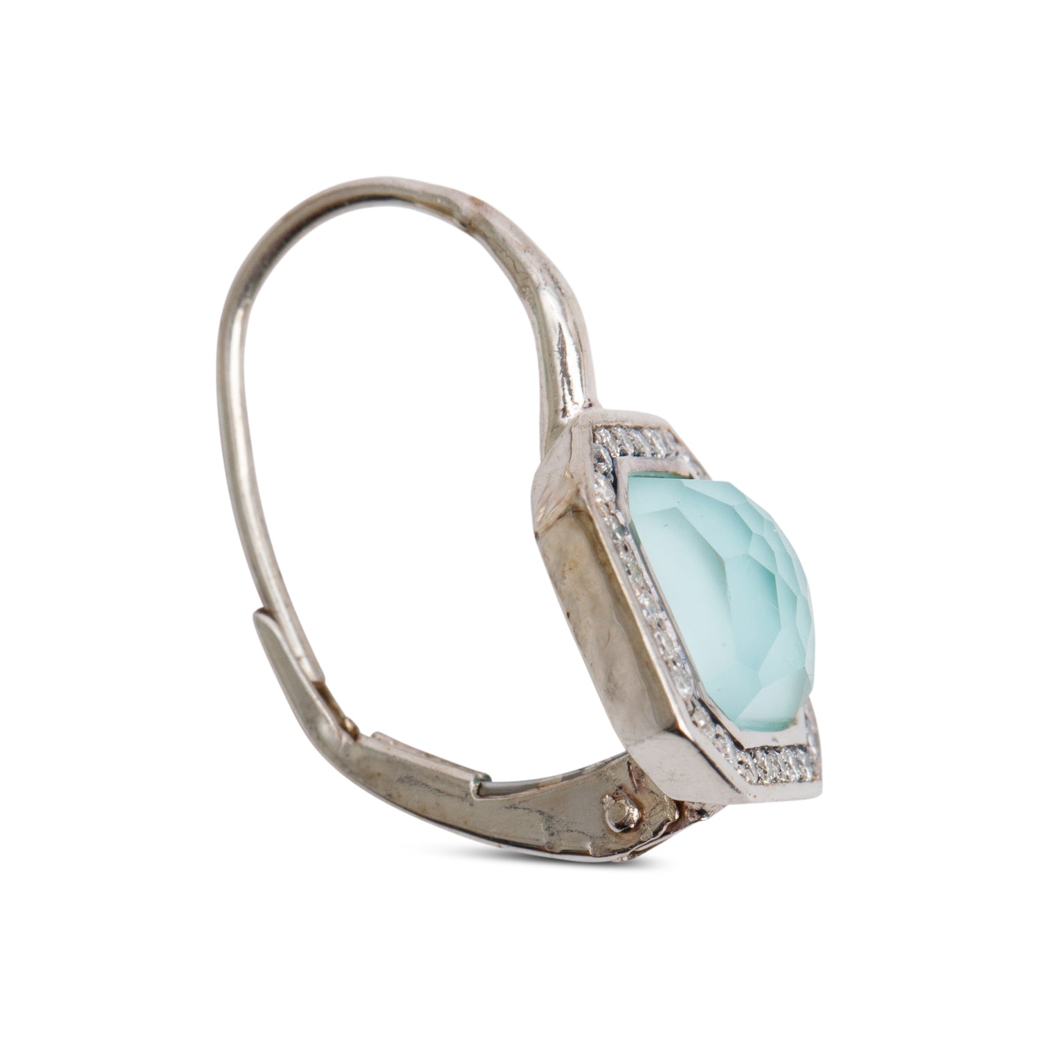 Ippolita Sterling Silver Diamond, Quartz & Turquoise Earrings
