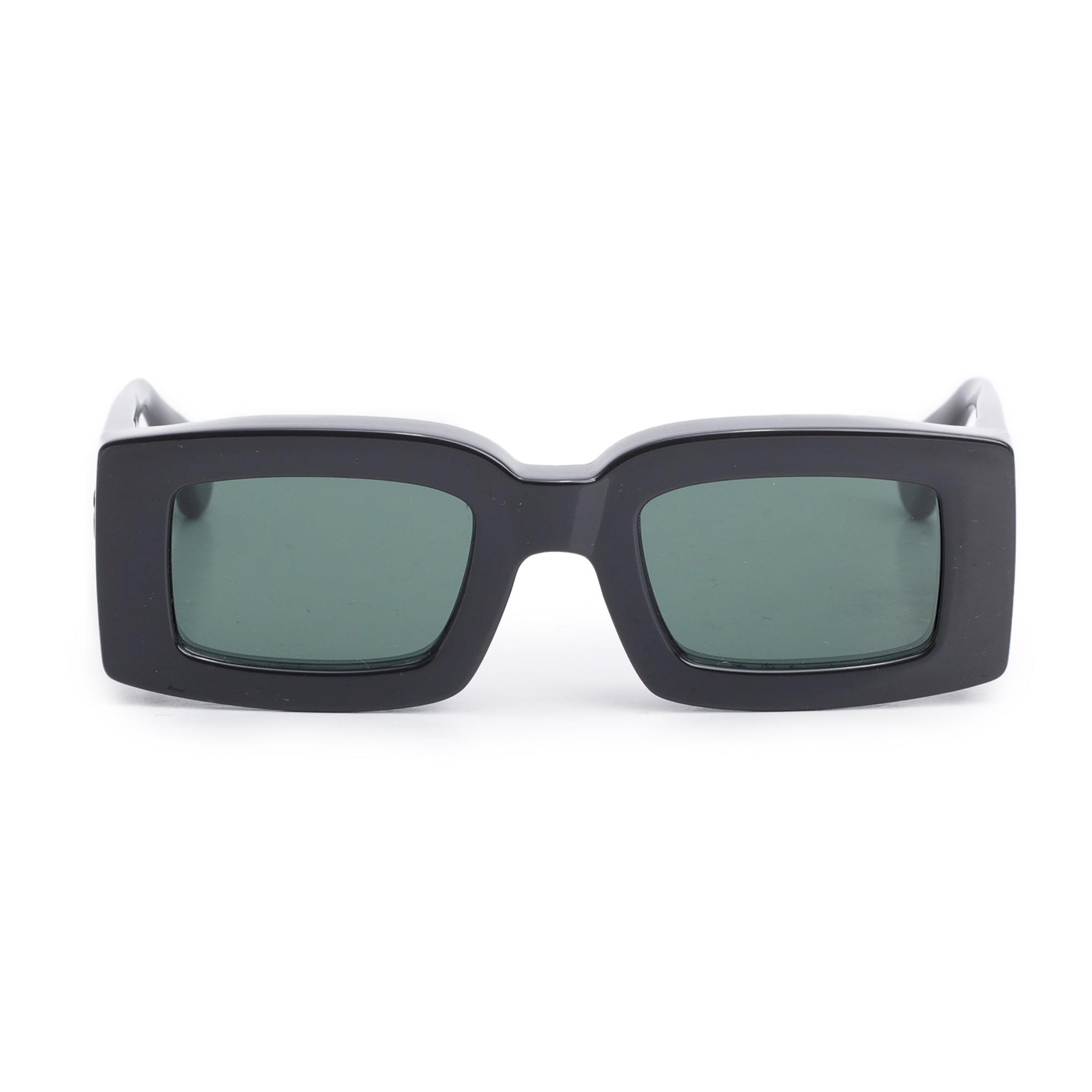 Jacquemus Black Acetate Les Lunette Tupi Rectangular Sunglasses w/ Box & Pouch