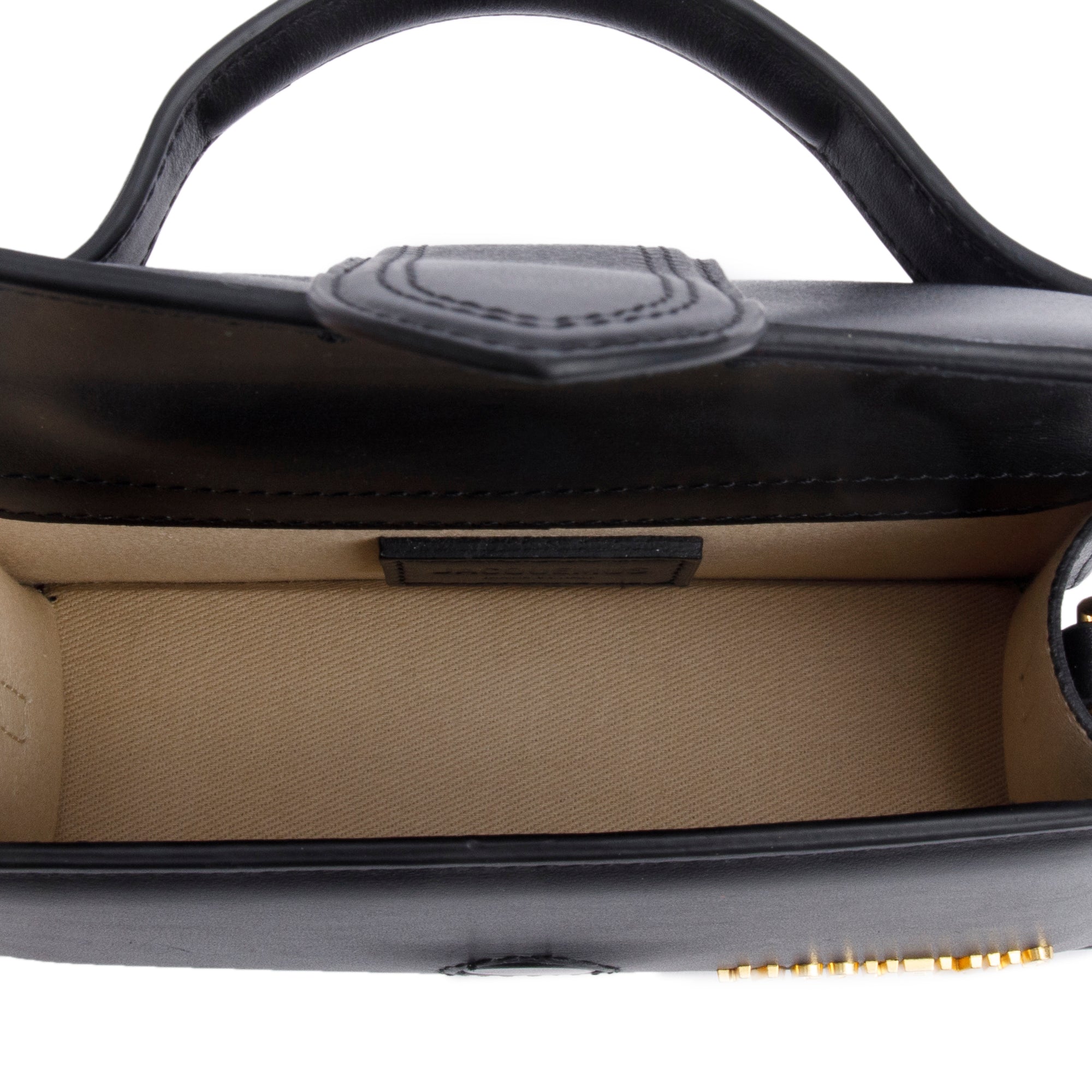 Jacquemus Black Leather Le Bambino Bag w/ Strap