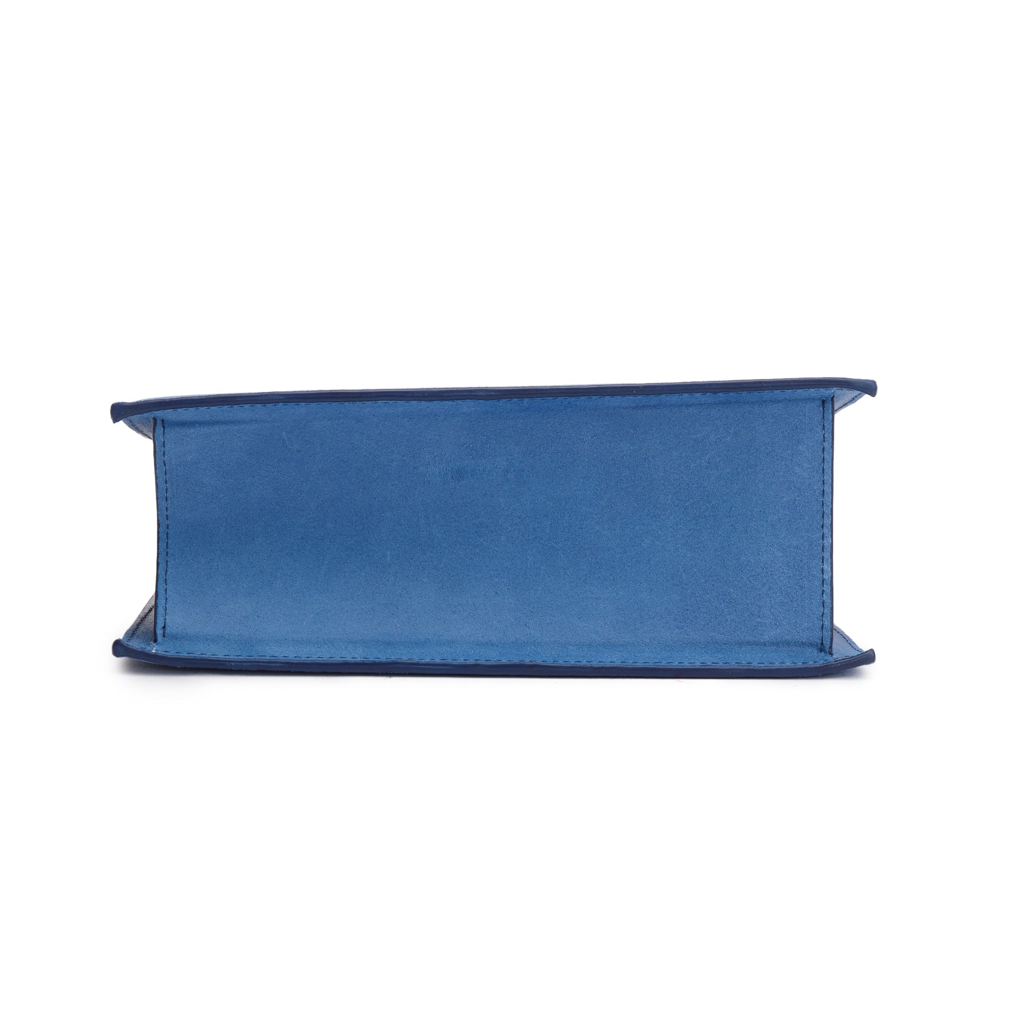 Jacquemus Blue Ombre Patent-Leather Le Grand Chiquito Moyen Bag