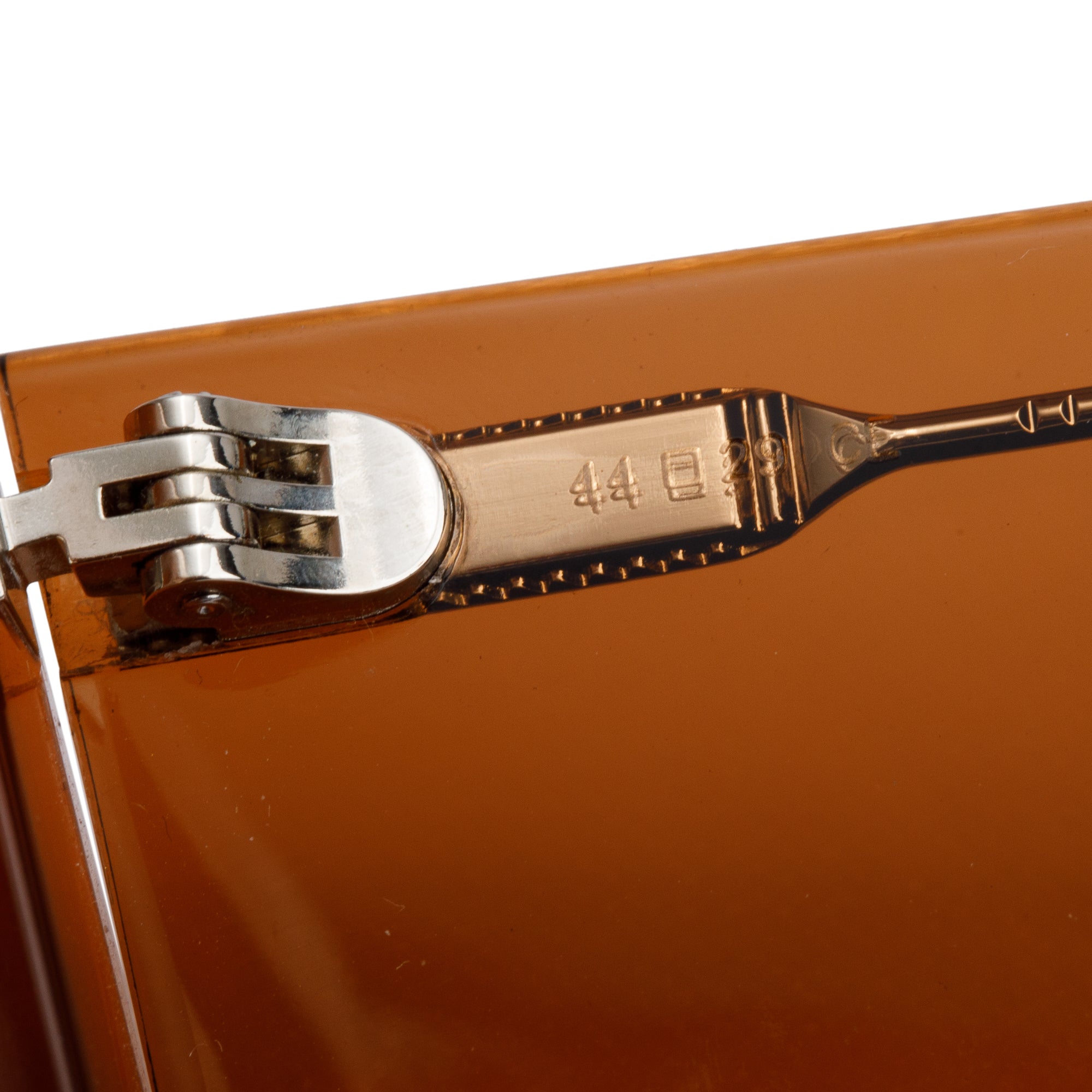 Jacquemus Brown Acetate Rectangular Sunglasses w/ Case