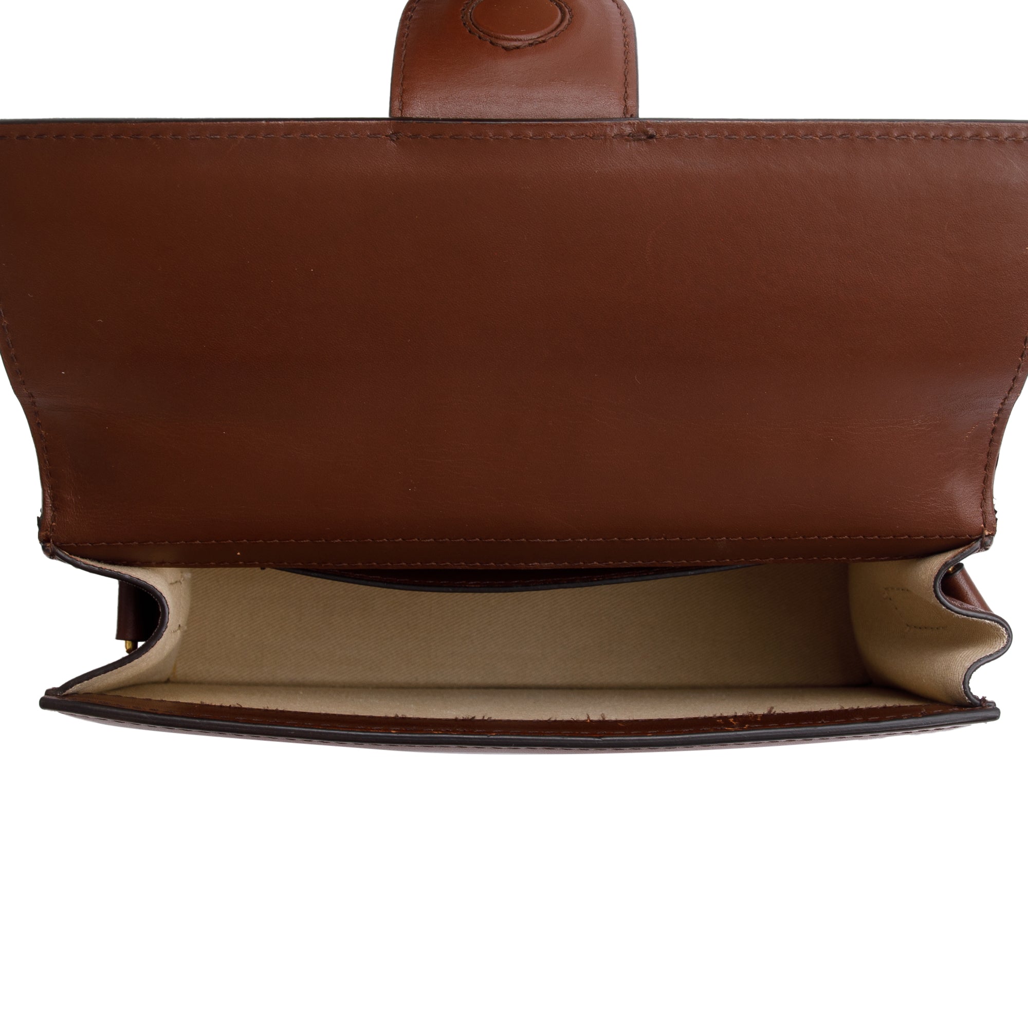 Jacquemus Brown Leather Le Grand Bambino Bag w/ Strap