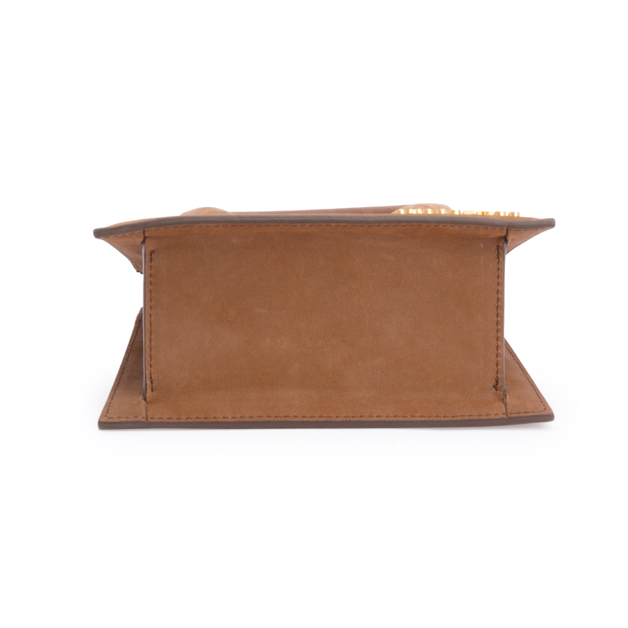 Jacquemus Brown Suede Le Chiquito Moyen Bag w/ Strap