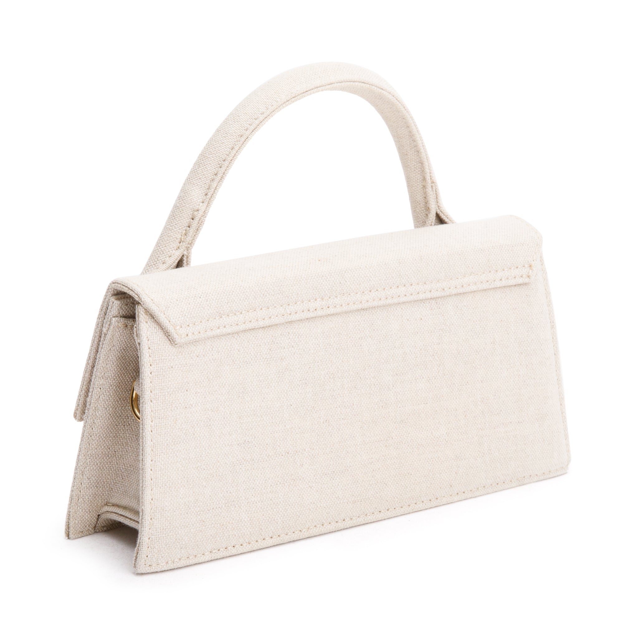 Jacquemus Neutral Canvas Le Chiquito Long Handle Bag