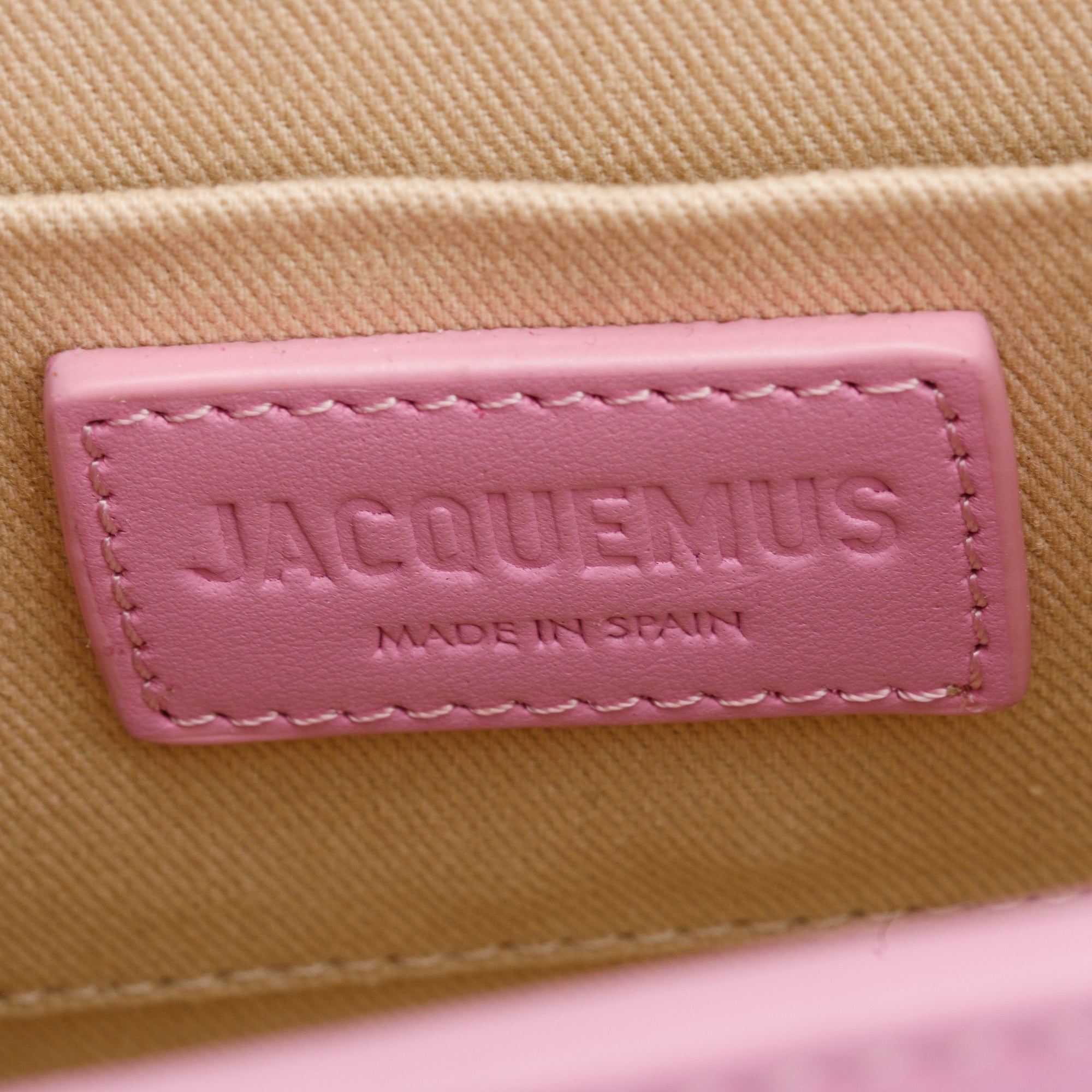 Jacquemus Pink Le Chiquito Noeud Bag w/ Strap