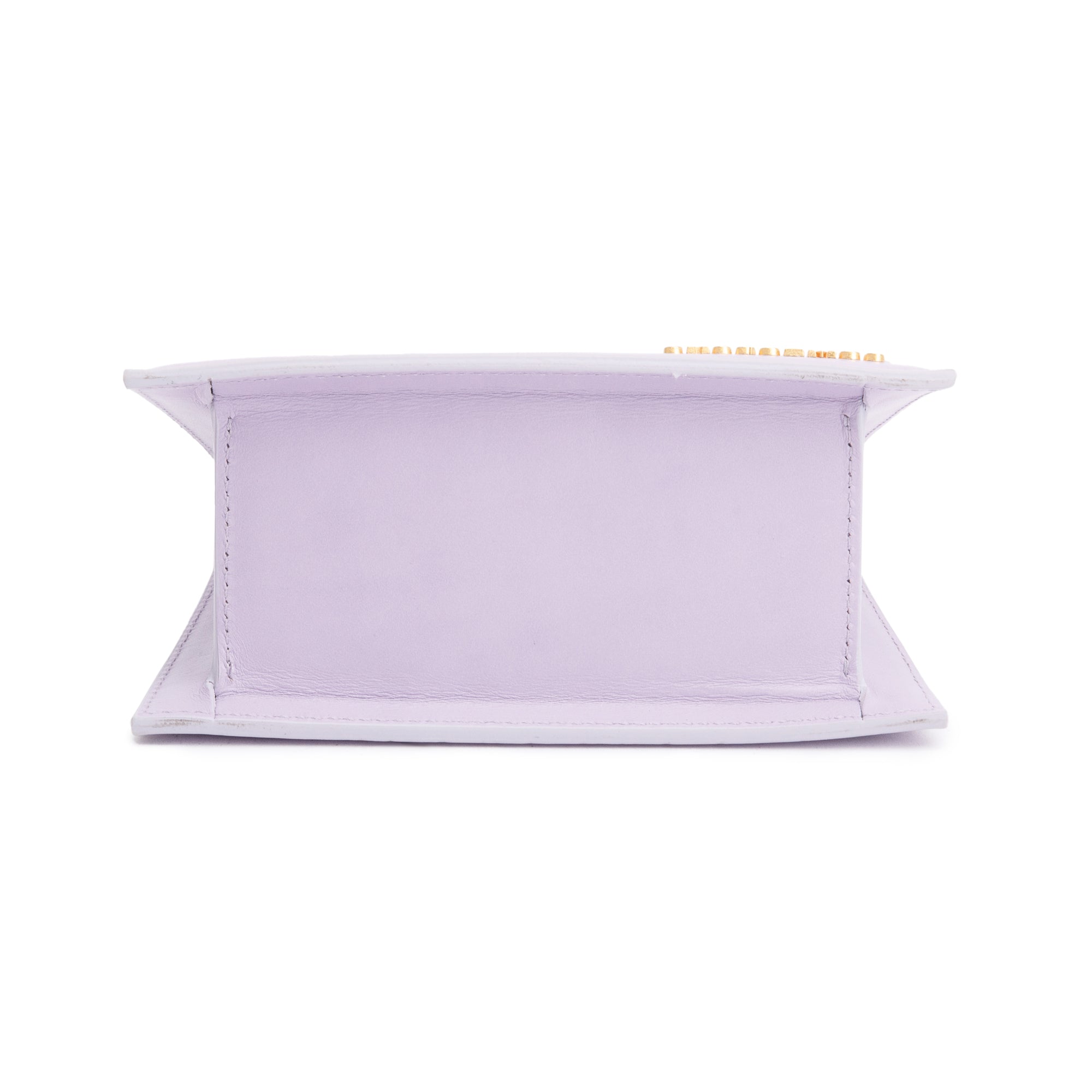 Jacquemus Purple Leather Le Chiquito Moyen Bag w/ Strap