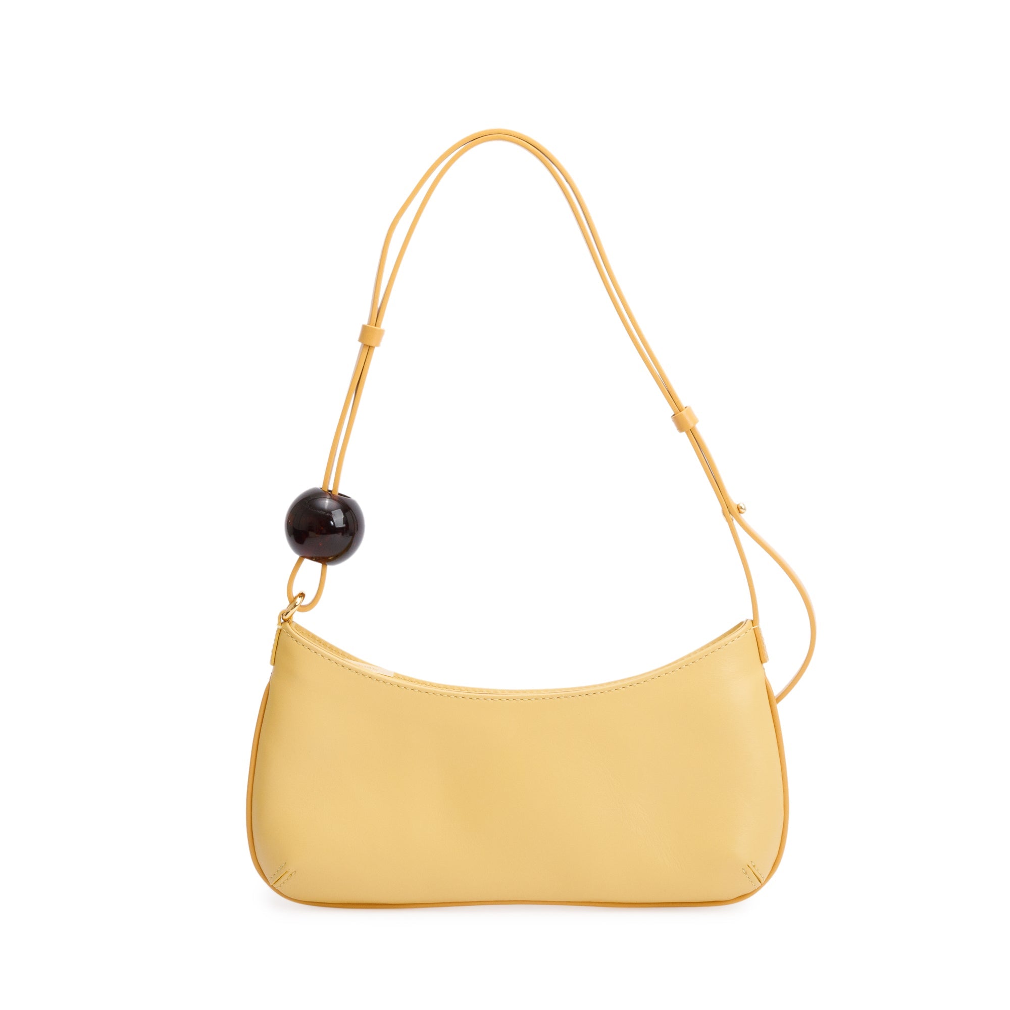 Jacquemus Yellow Leather Le Bisou Bag