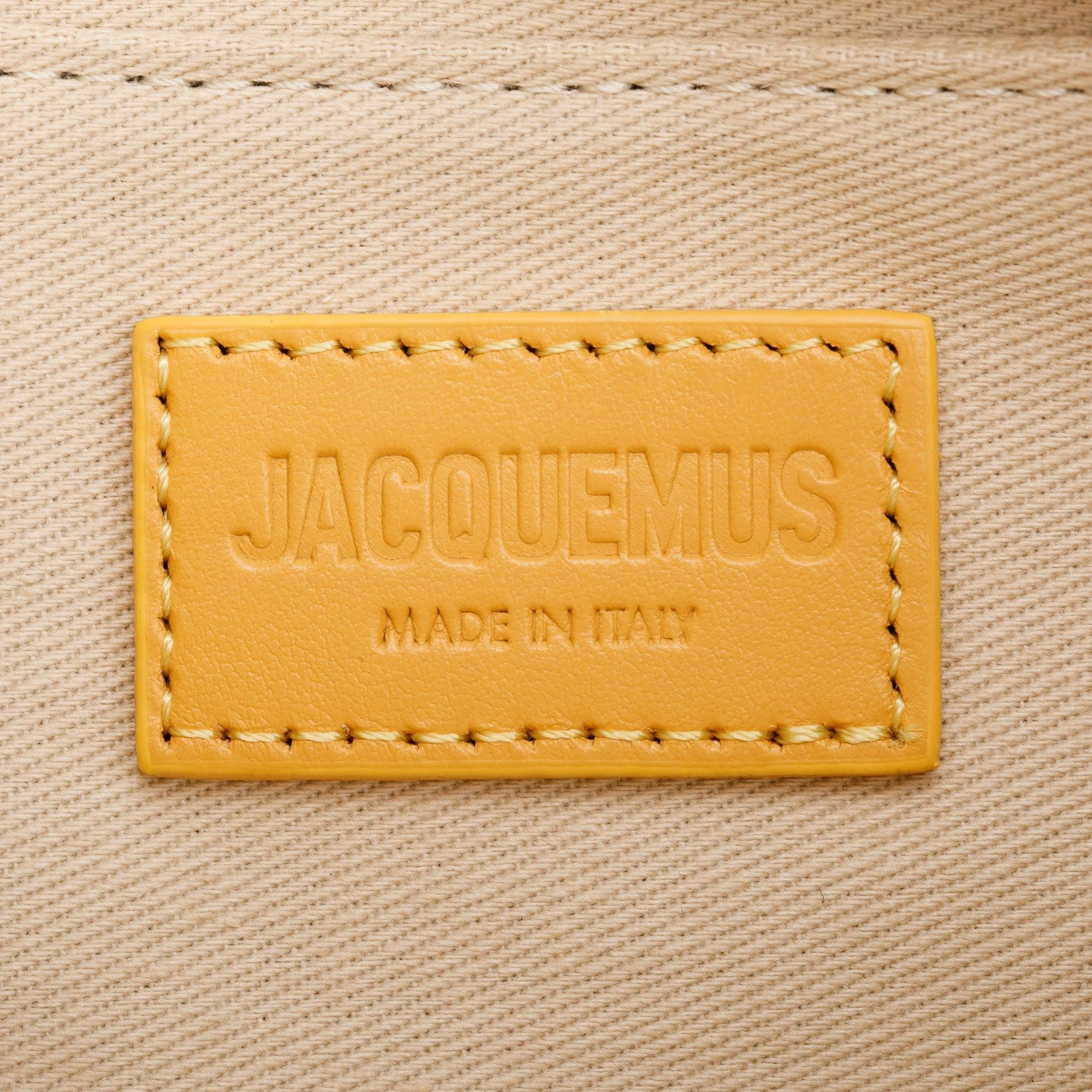 Jacquemus Yellow Leather Le Bisou Bag