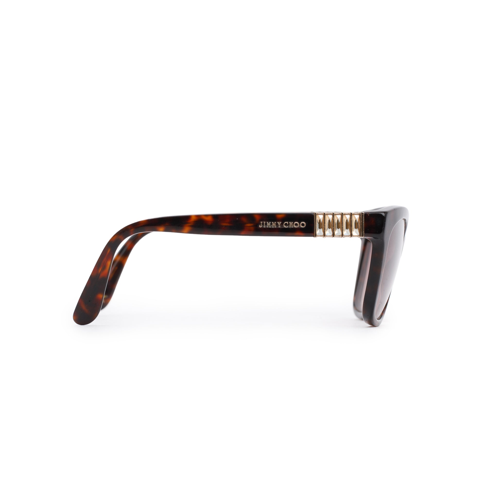 Jimmy Cho MIMI/S Brown Acetate Gradient Cat Eye Sunglasses w/ Box & Case