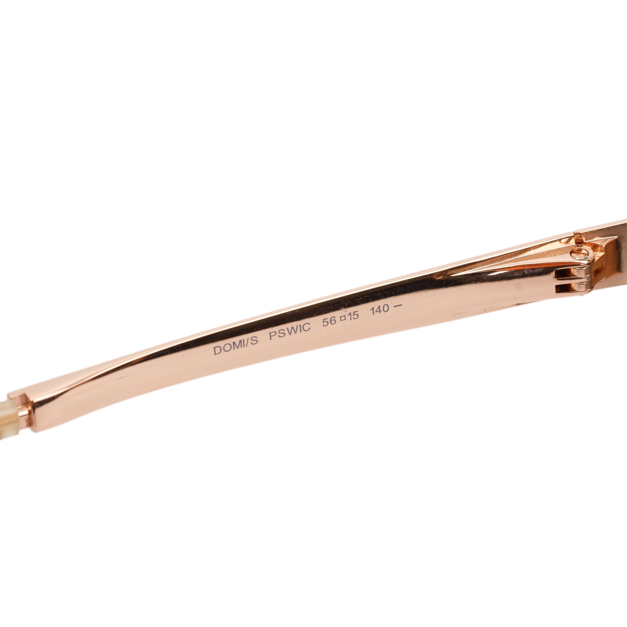 Jimmy Choo DOMI/S Leather Embossed Gradient Cat Eye Sunglasses w/ Case